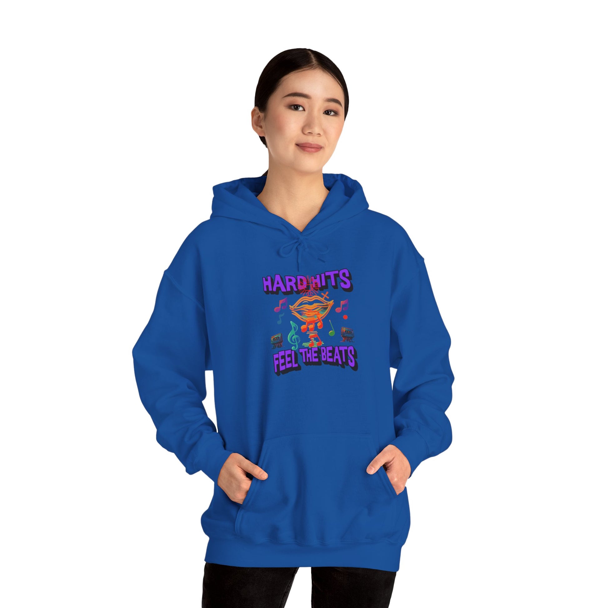 Music Vibes Hooded Sweatshirt - Feel the Beats, Unisex Hoodie, Comfortable Sweatshirt, Perfect Gift for Music Lovers, Casual Wear