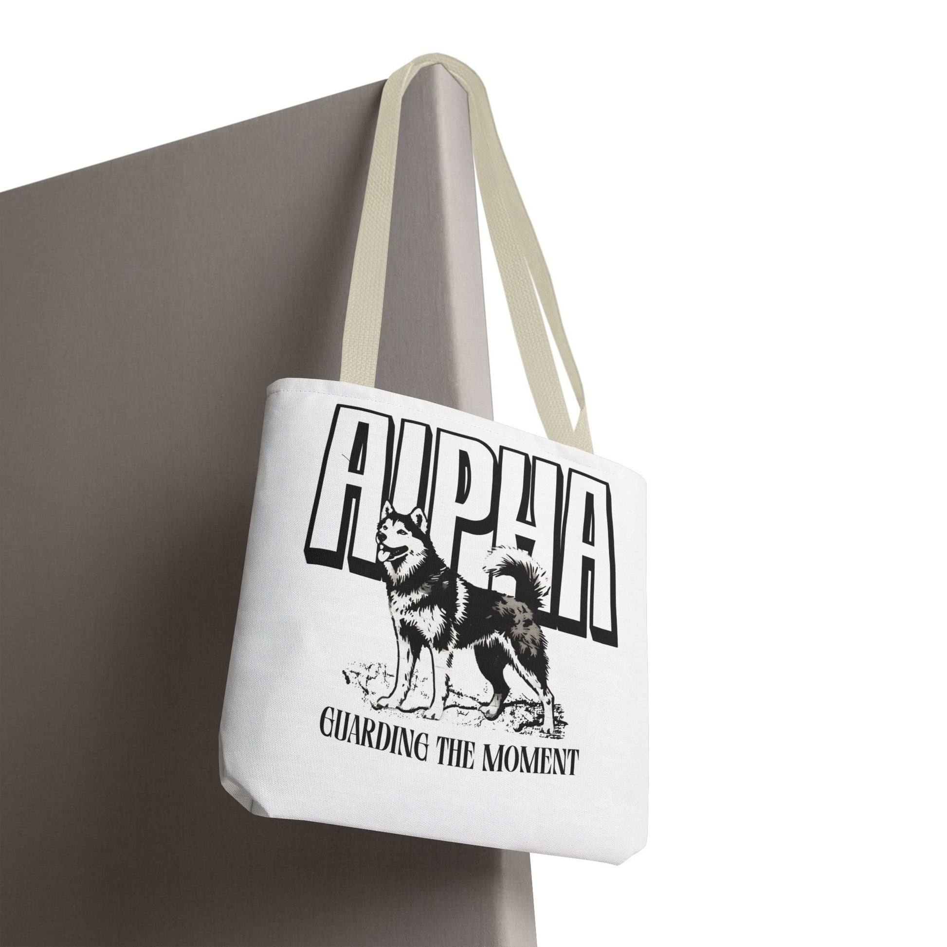 Alpha Dog Tote Bag - Unique Carryall for Dog Lovers, Gift for Pet Owners, Stylish Reusable Bag, Daily Use, Eco-Friendly Shopping
