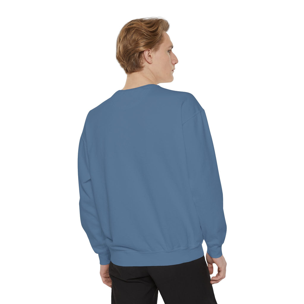 Garment-Dyed Sweatshirt - 'Blind to Reality' Statement Sweatshirt, Cozy Casual Wear, Motivational Gift, Unisex Apparel, [...]