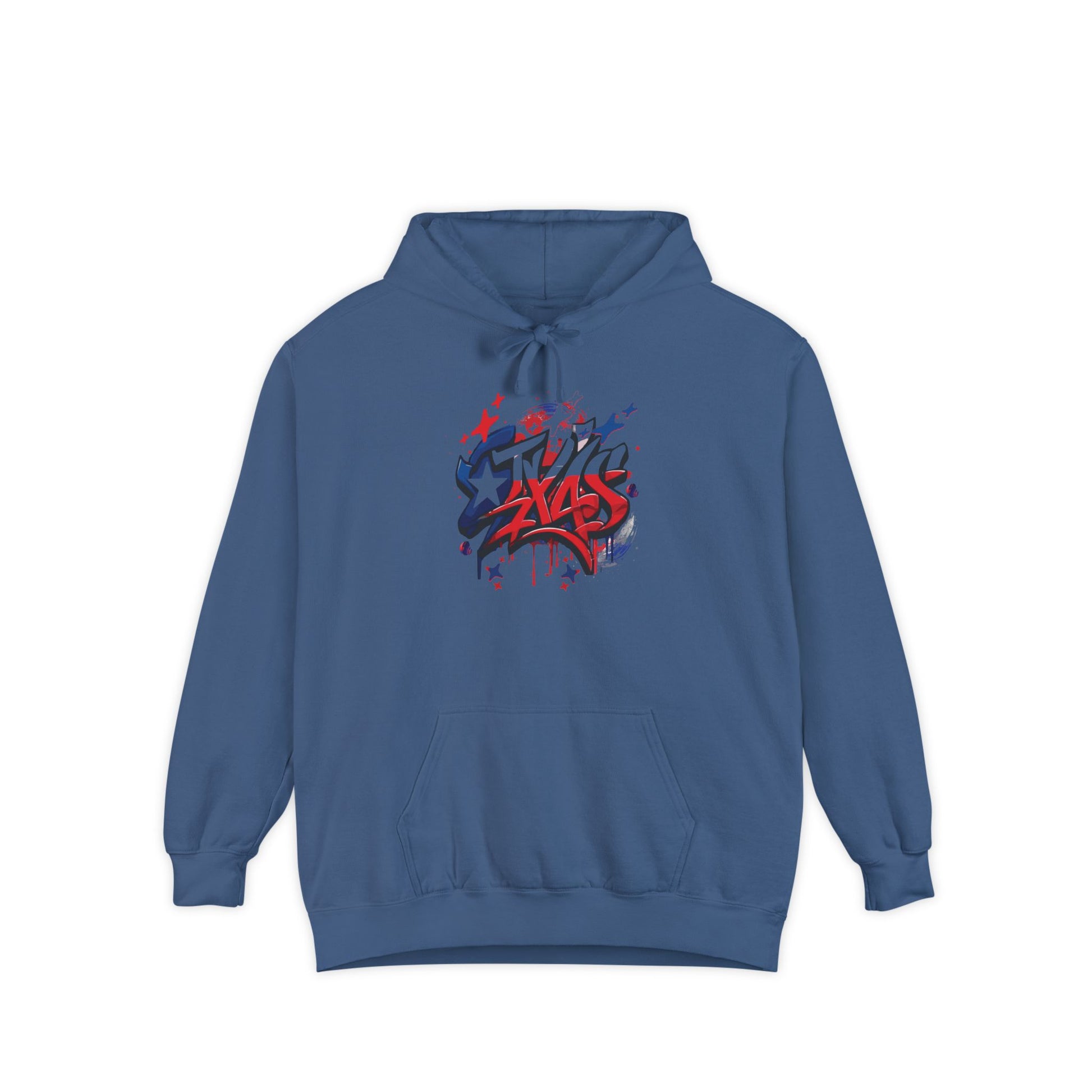 Fourth of July, Street Style Patriotic Graffiti Hoodie – Casual Unisex Sweatshirt for Celebration, Everyday Wear, Gift Idea, Summer BBQ, Fourth of July, Street Style