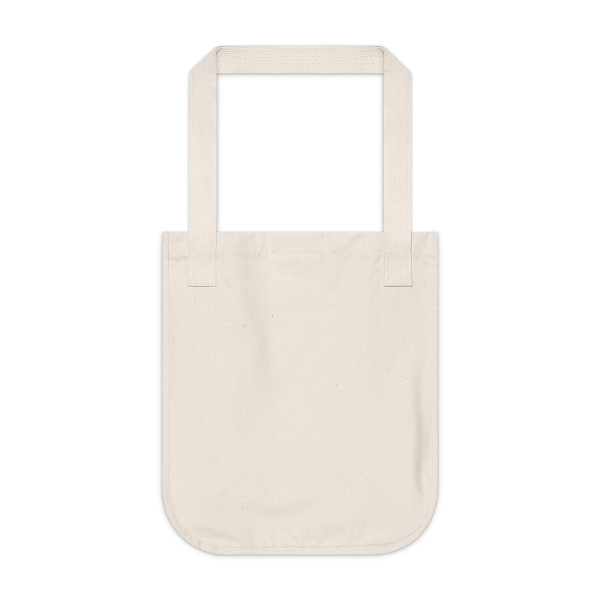 Heart On The Road Organic Canvas Tote Bag - Eco-Friendly, Gift for Travelers, Motivational Quote, Shopping Bags, Vegan Accessories