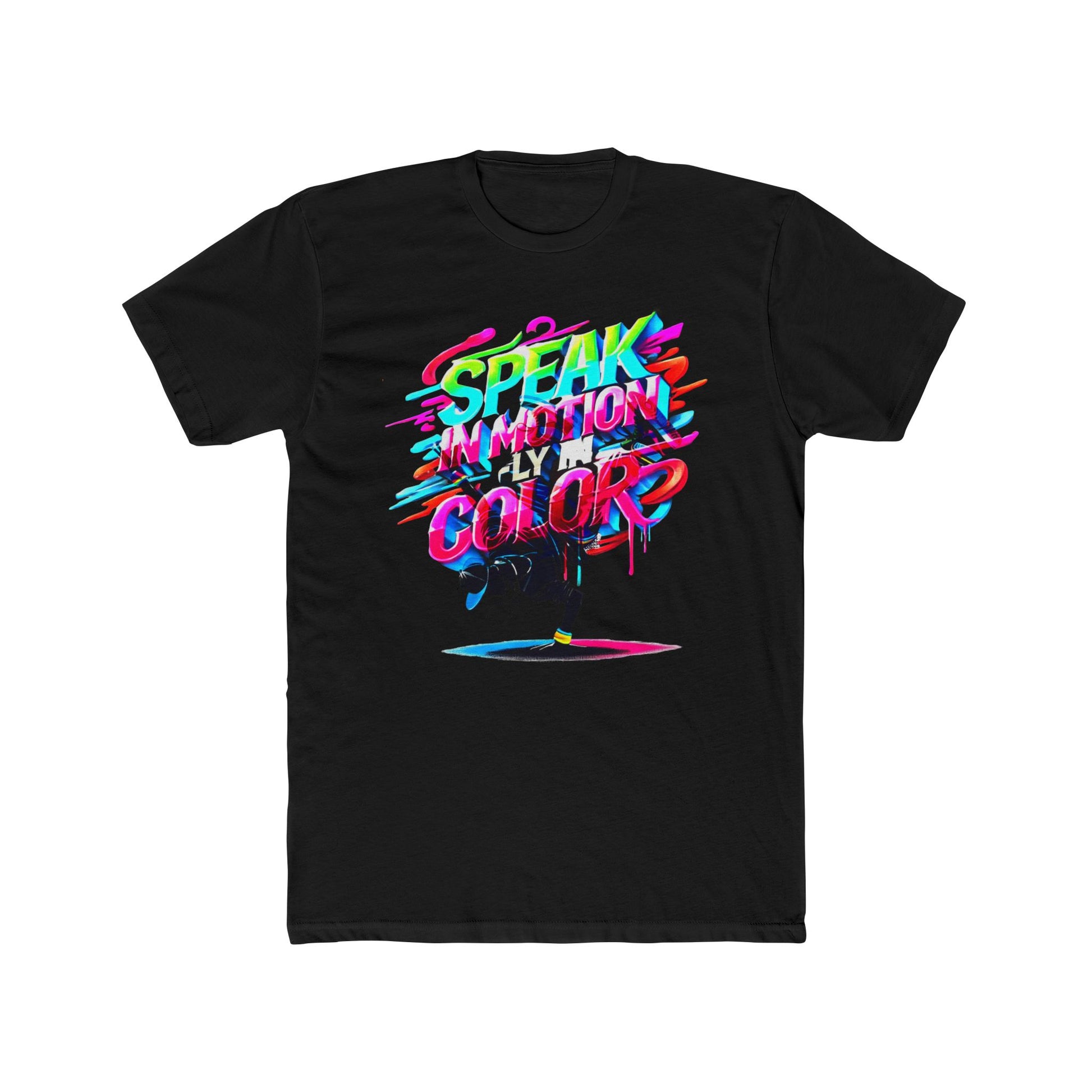 Electric Silence Tee - SPEAK IN MOTION, FLY IN COLOR