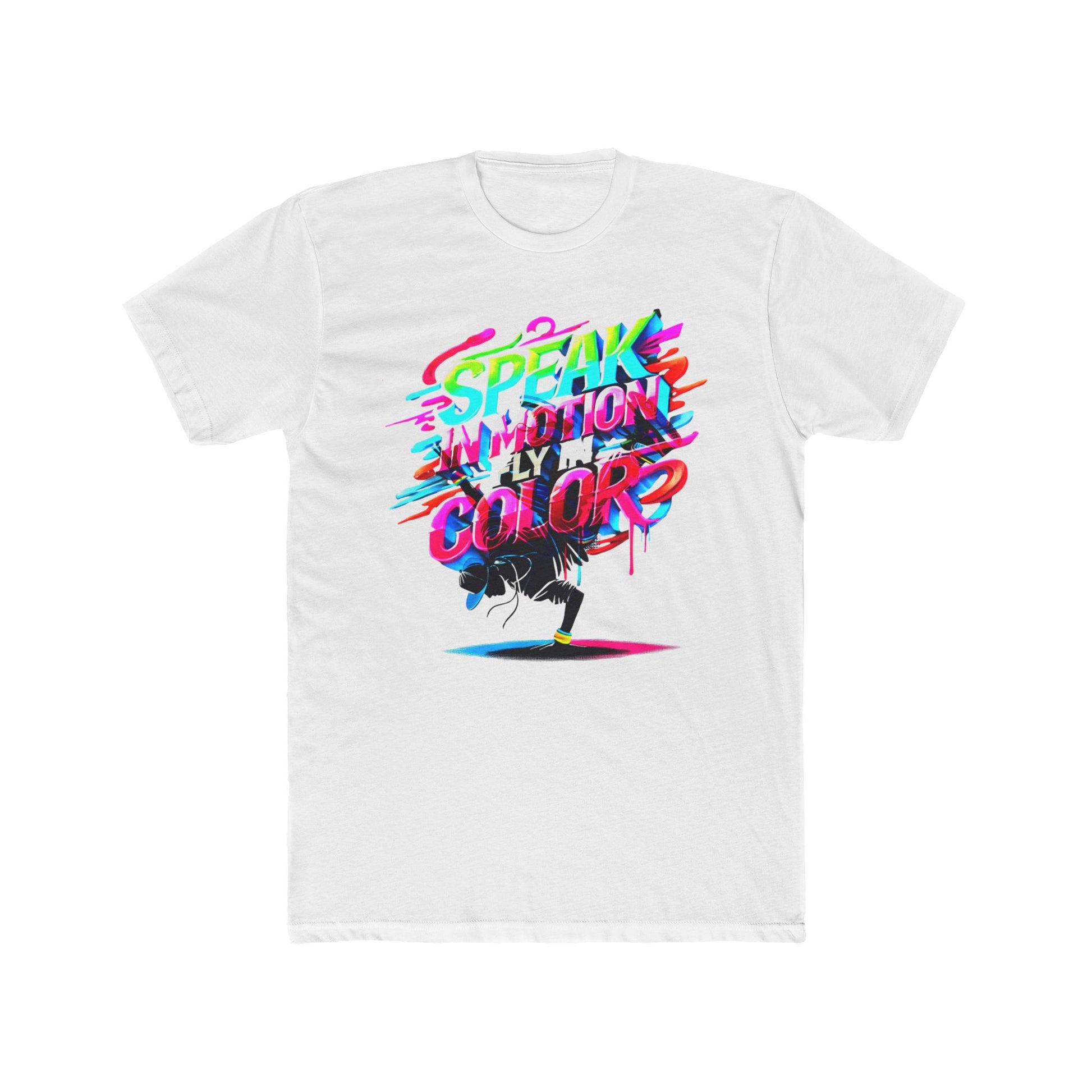 Electric Silence Tee - SPEAK IN MOTION, FLY IN COLOR