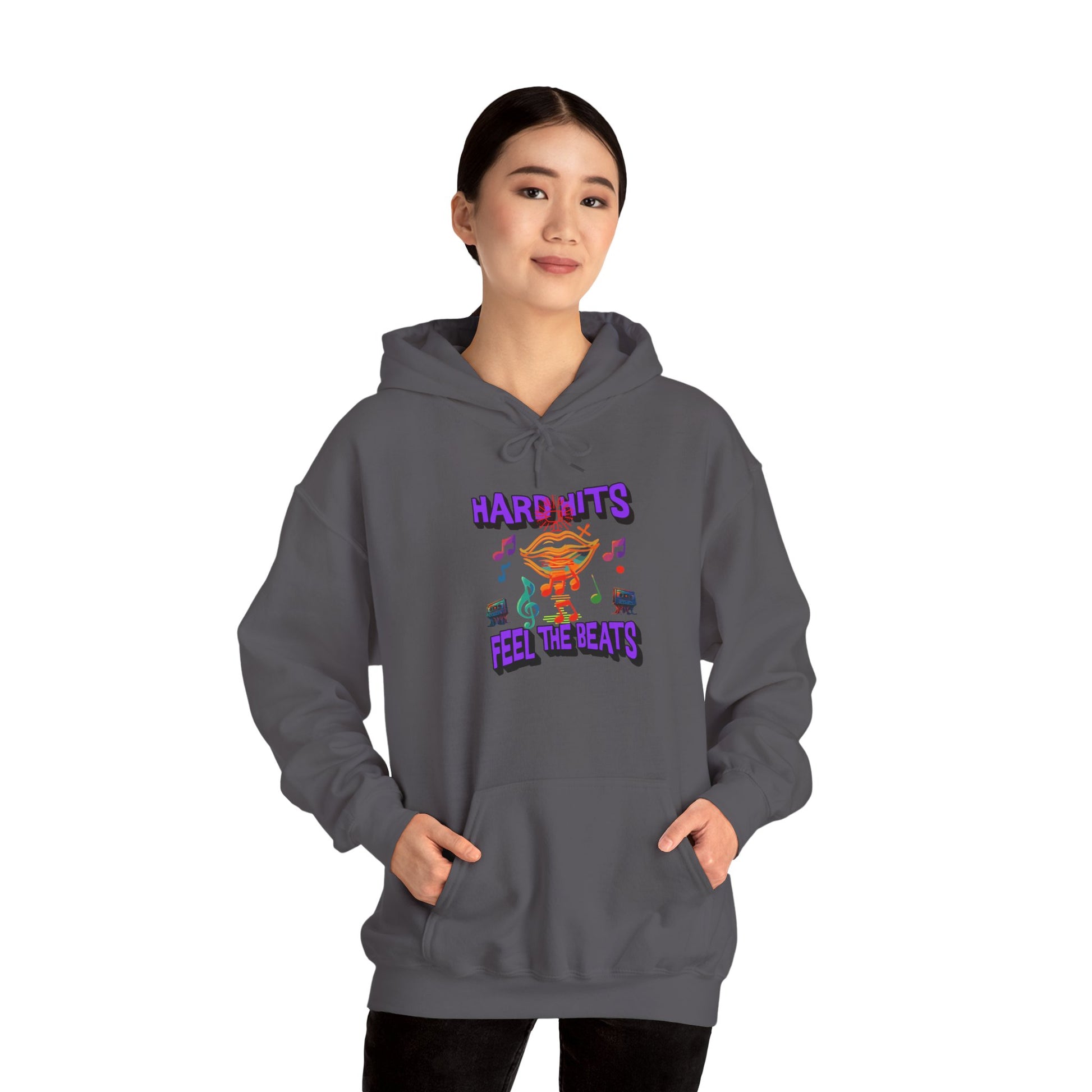 Music Vibes Hooded Sweatshirt - Feel the Beats, Unisex Hoodie, Comfortable Sweatshirt, Perfect Gift for Music Lovers, Casual Wear