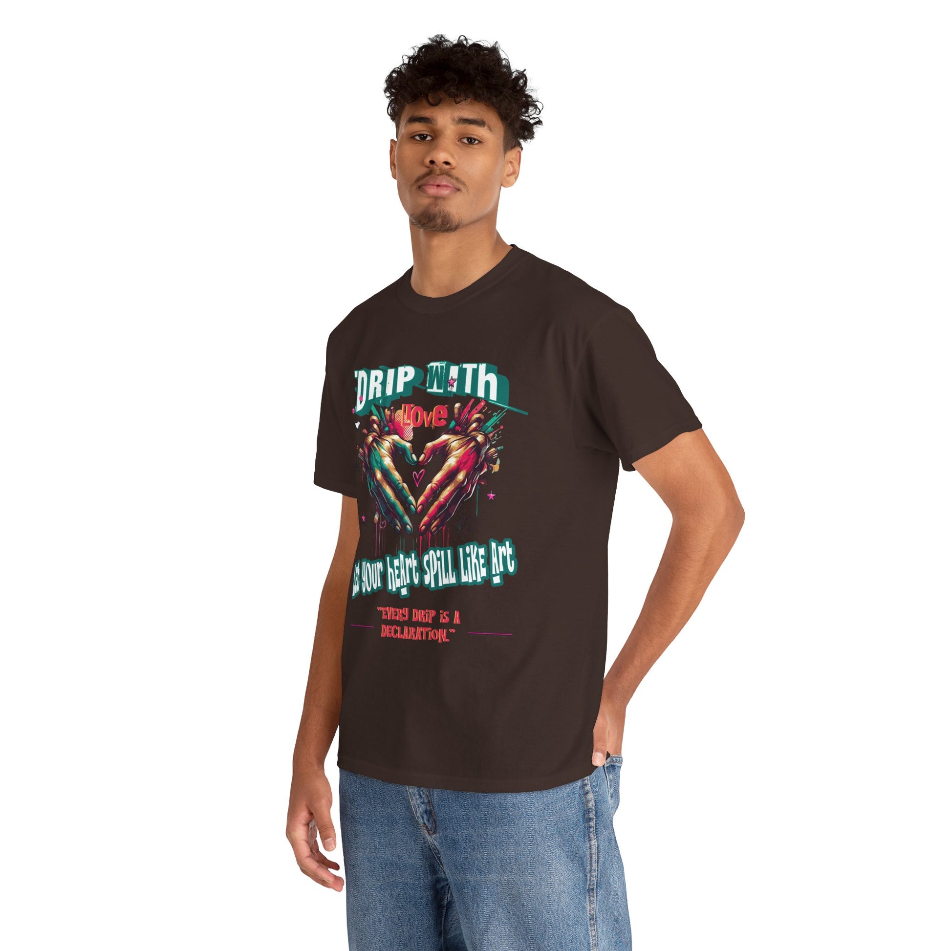Graphic Tee: DRIP WITH Love Streetwear Design