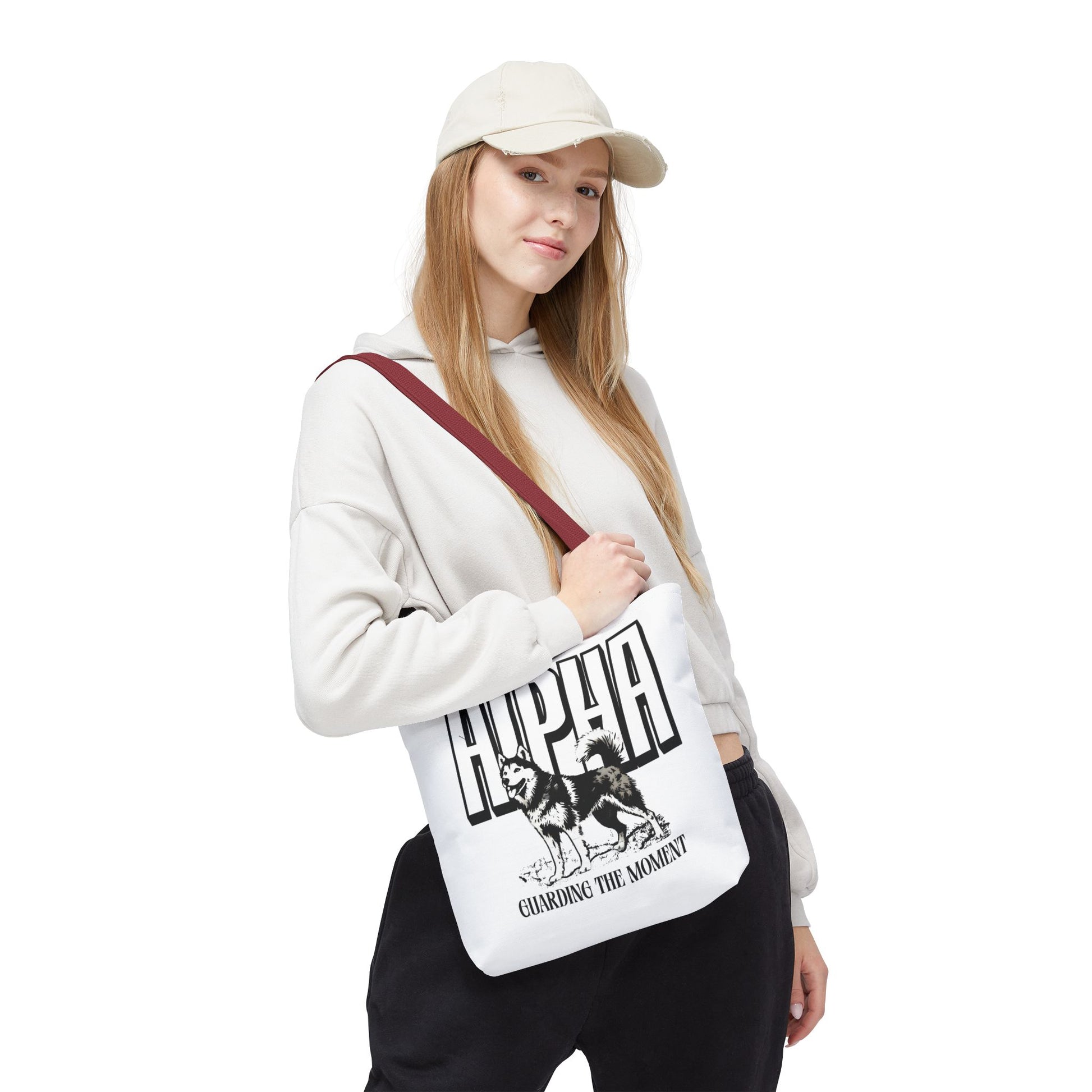 Alpha Dog Tote Bag - Unique Carryall for Dog Lovers, Gift for Pet Owners, Stylish Reusable Bag, Daily Use, Eco-Friendly Shopping