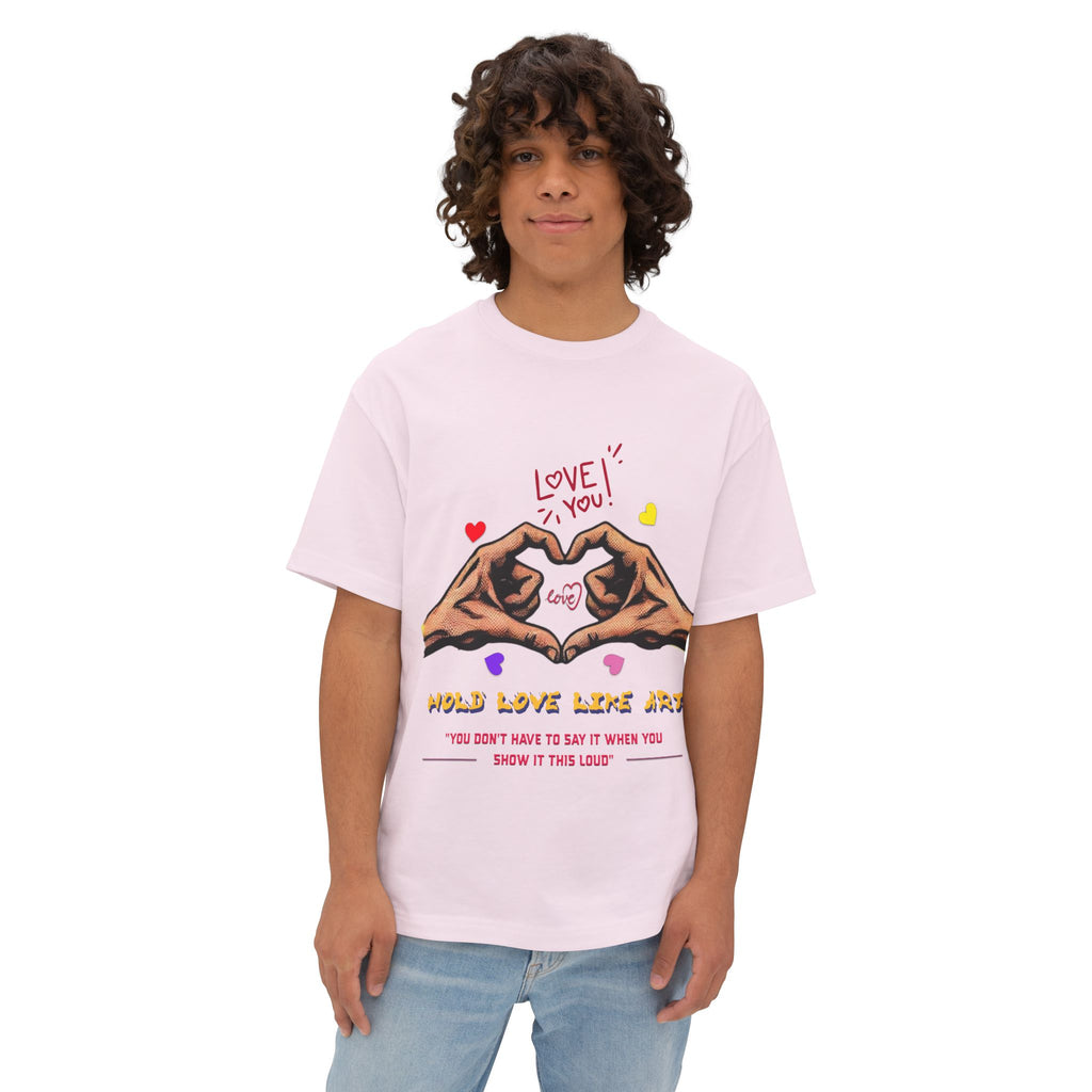 Unisex Oversized Boxy Tee - Love Life Art, Casual Wear, Gifts for Her, Art Apparel, Everyday Comfort Shirt