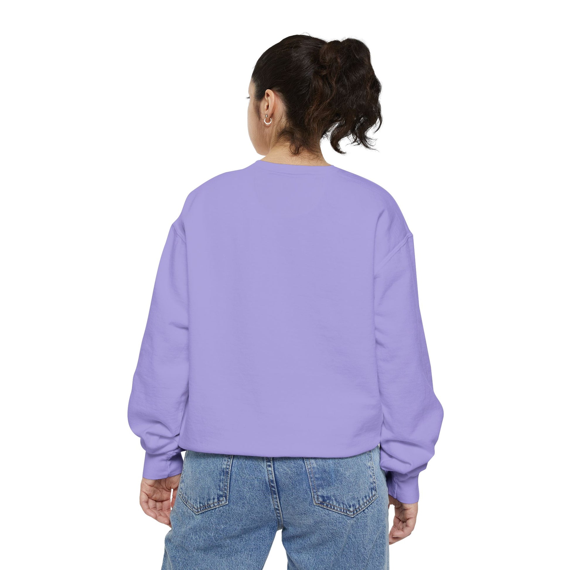 Garment-Dyed Sweatshirt - 'Blind to Reality' Statement Sweatshirt, Cozy Casual Wear, Motivational Gift, Unisex Apparel, [...]