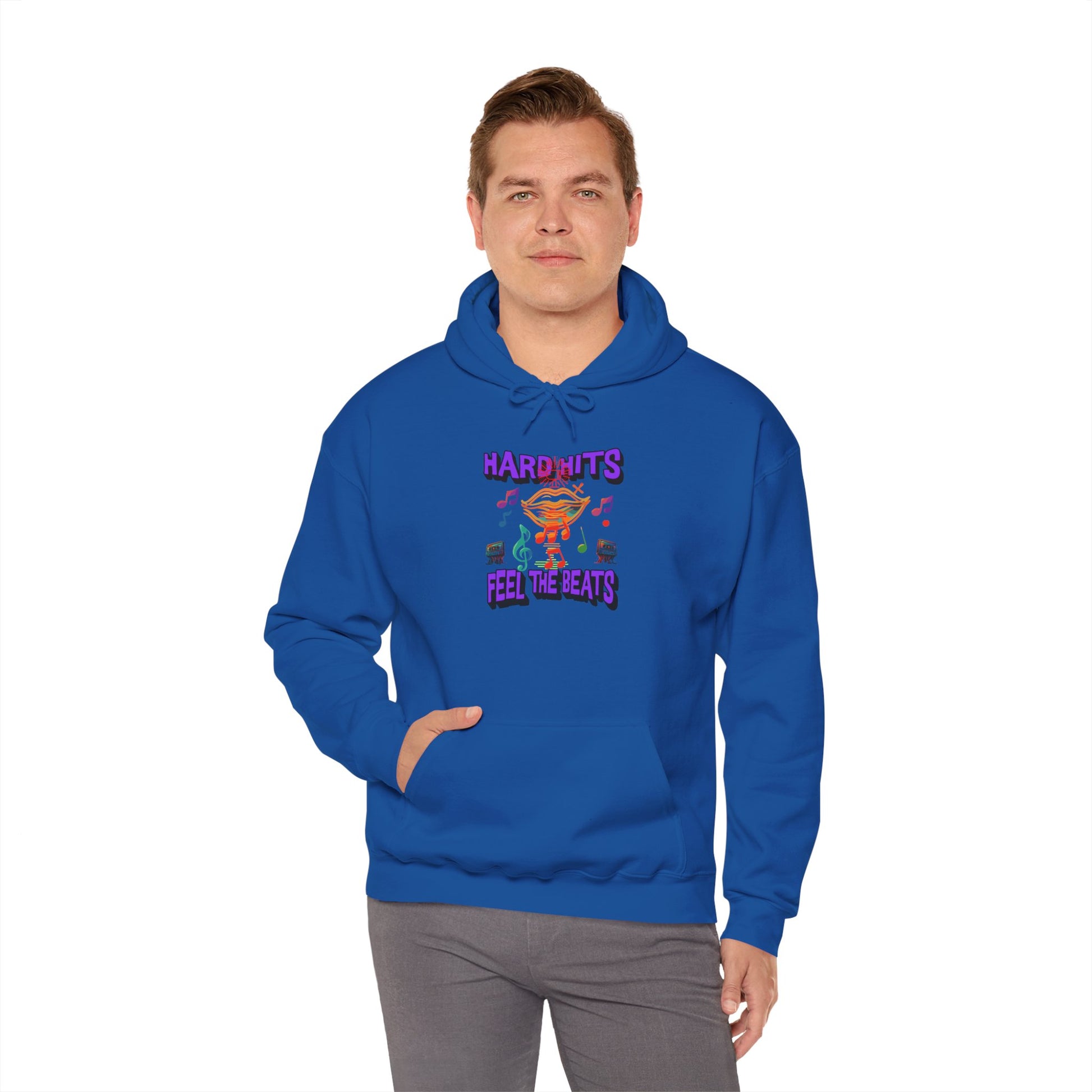 Music Vibes Hooded Sweatshirt - Feel the Beats, Unisex Hoodie, Comfortable Sweatshirt, Perfect Gift for Music Lovers, Casual Wear