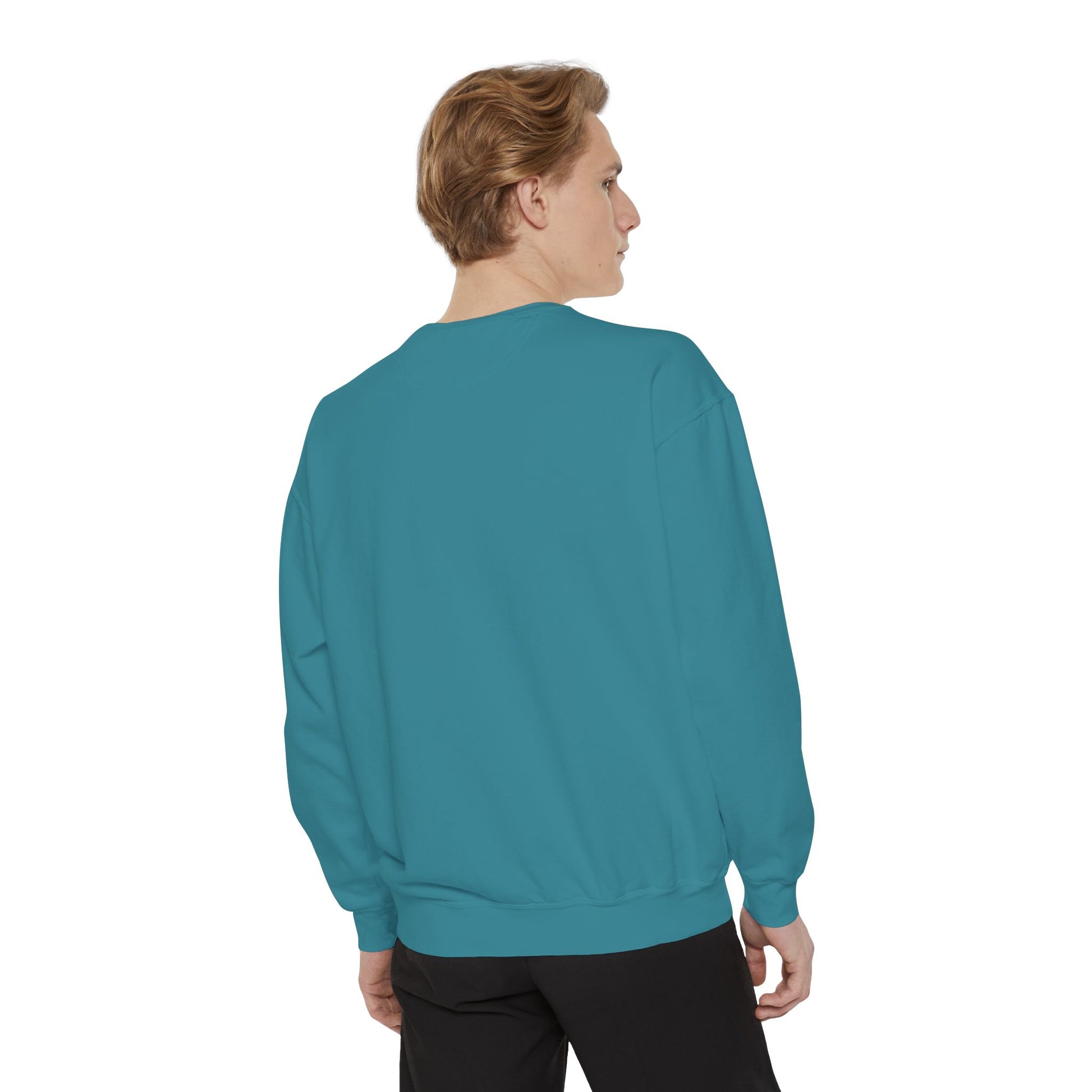 Layer up. Speak loud. Be seen in this Garment-Dyed Sweatshirt: Dancing is Art Unfiltered Moves