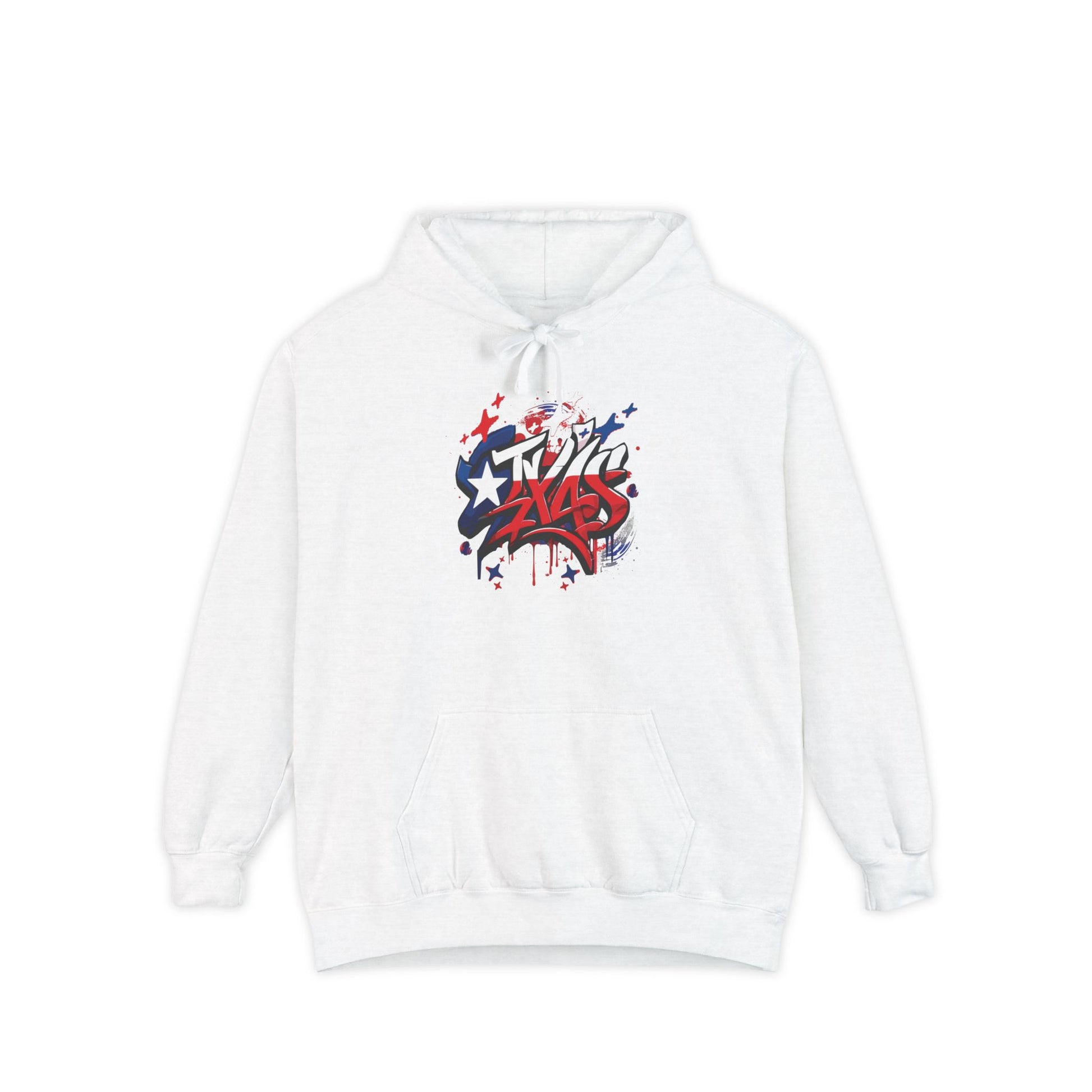 Fourth of July, Street Style Patriotic Graffiti Hoodie – Casual Unisex Sweatshirt for Celebration, Everyday Wear, Gift Idea, Summer BBQ, Fourth of July, Street Style