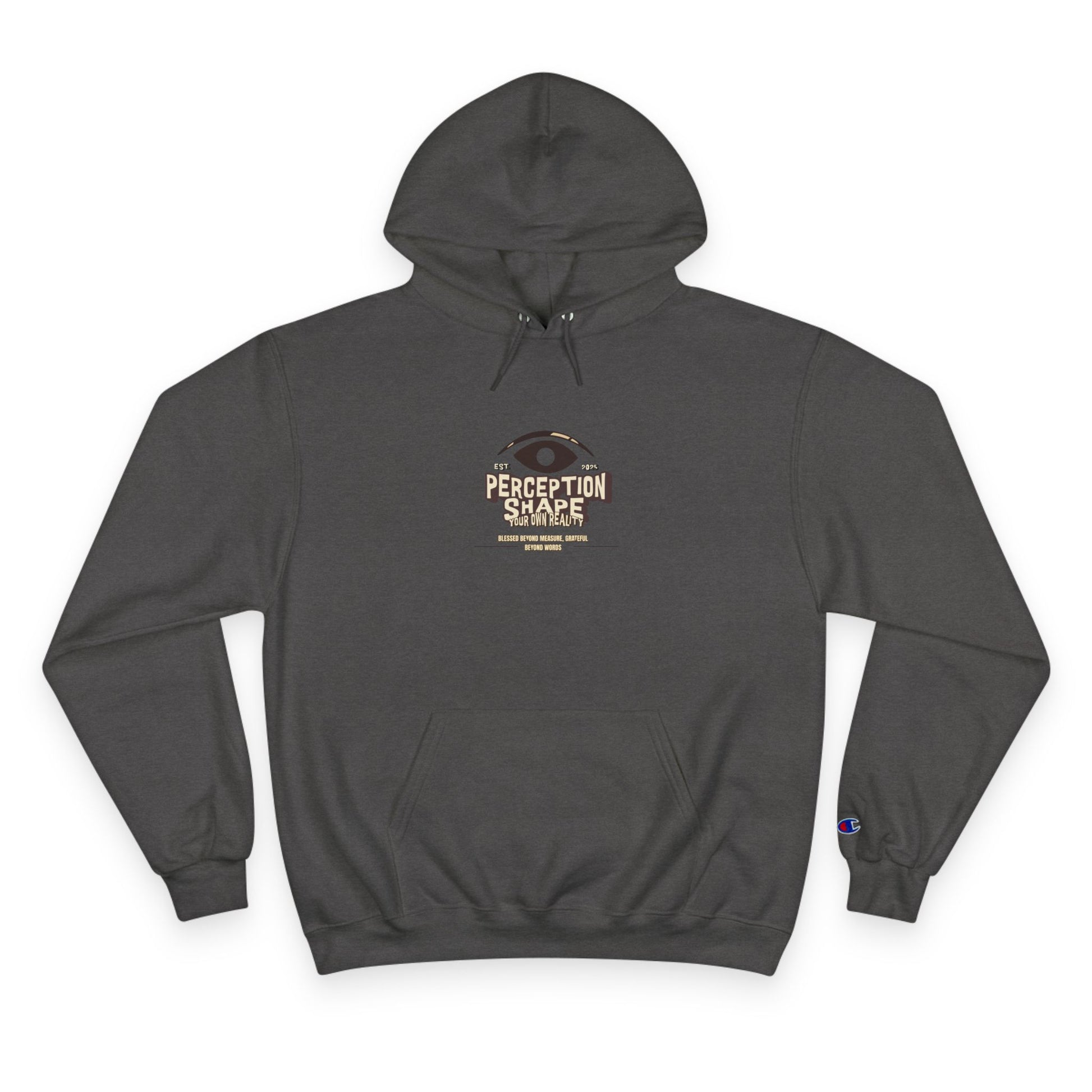 Champion Hoodie with 'Perception Share' Design - Cozy Hoodie for Casual Wear, Gift Ideas, Streetwear, Unique Fashion, Perfect for [...]