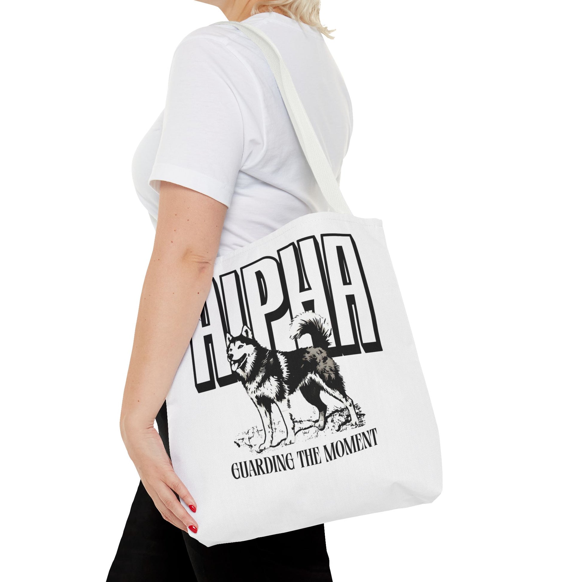 Alpha Dog Tote Bag - Unique Carryall for Dog Lovers, Gift for Pet Owners, Stylish Reusable Bag, Daily Use, Eco-Friendly Shopping