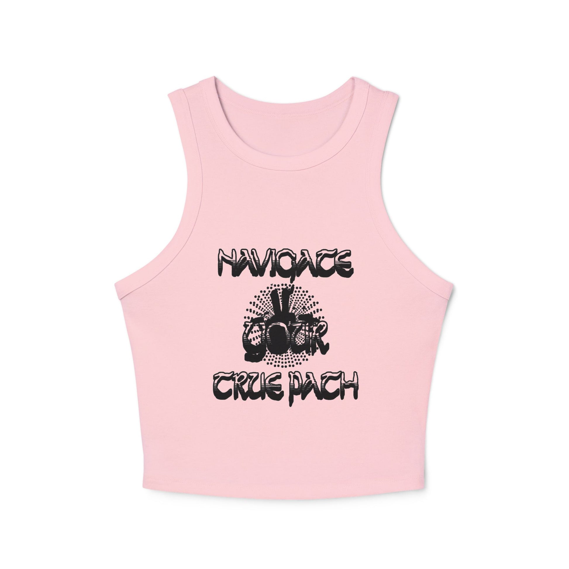 Chic Women’s Crop Tank Top with Graphic Design, Summer Essentials, Casual Wear, Festival Outfit, Gift for Her