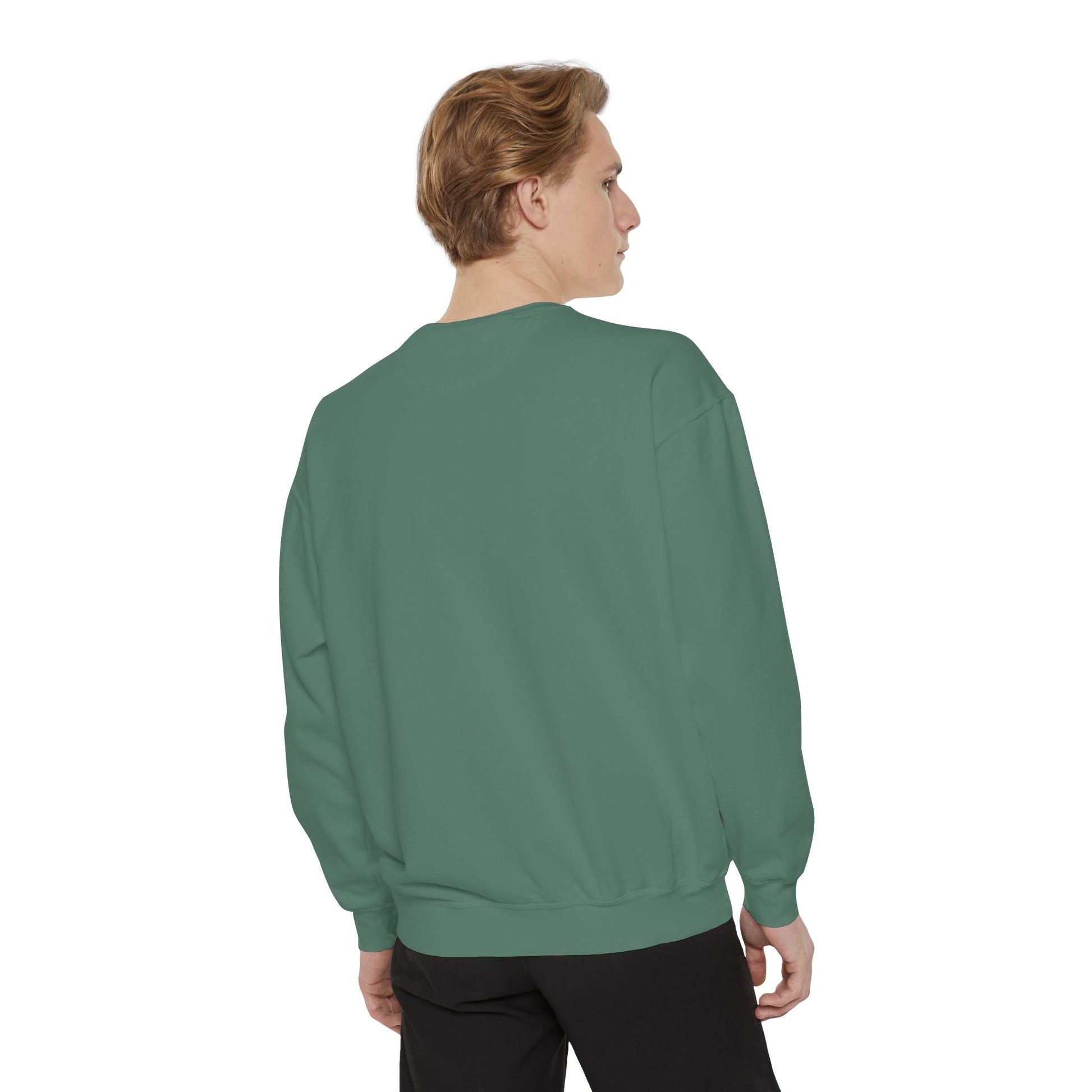 Layer up. Speak loud. Be seen in this Garment-Dyed Sweatshirt: Dancing is Art Unfiltered Moves