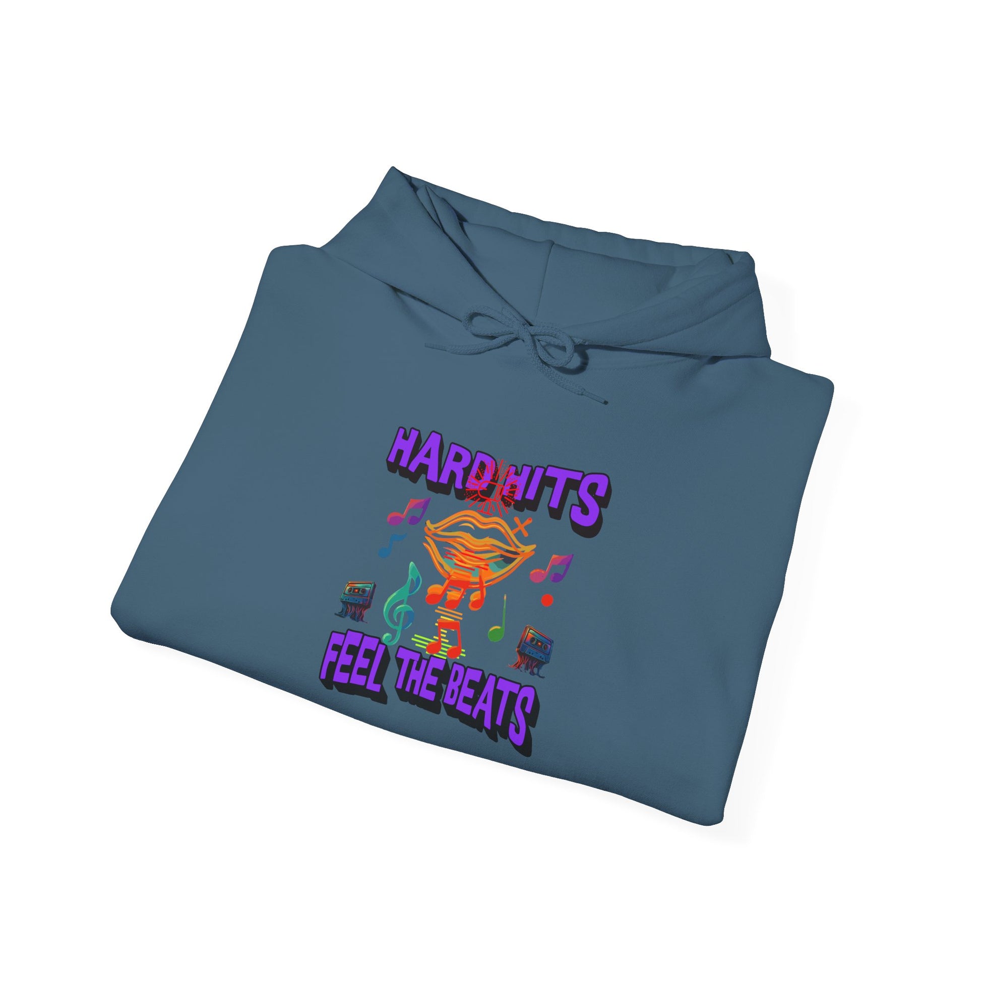 Music Vibes Hooded Sweatshirt - Feel the Beats, Unisex Hoodie, Comfortable Sweatshirt, Perfect Gift for Music Lovers, Casual Wear