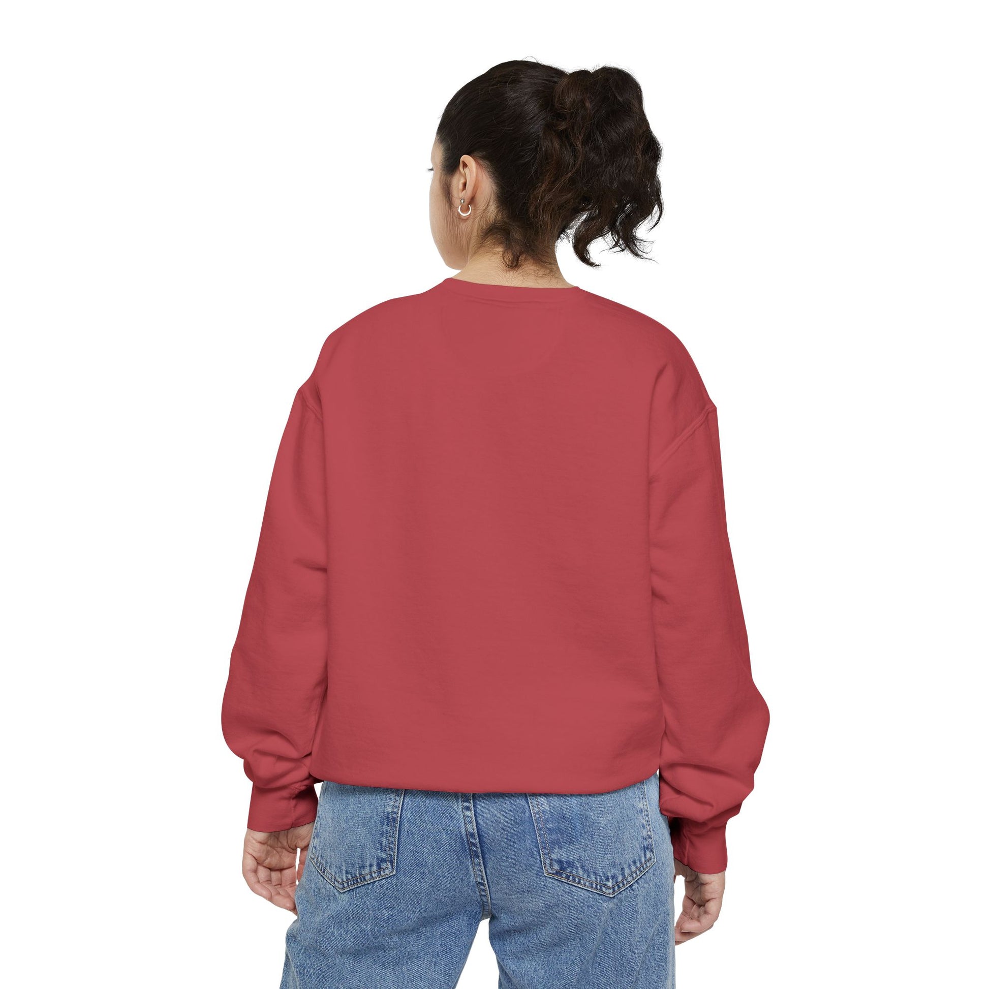 Layer up. Speak loud. Be seen in this Garment-Dyed Sweatshirt: Dancing is Art Unfiltered Moves