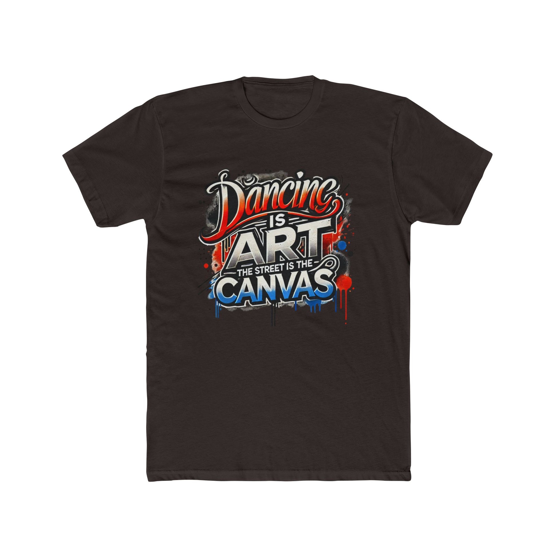 Dancing is Art Unisex Cotton Crew Tee - Comfortable Streetwear, Gift for Dancers, Inspirational Tee, Art Lover Apparel, Casual Outfit