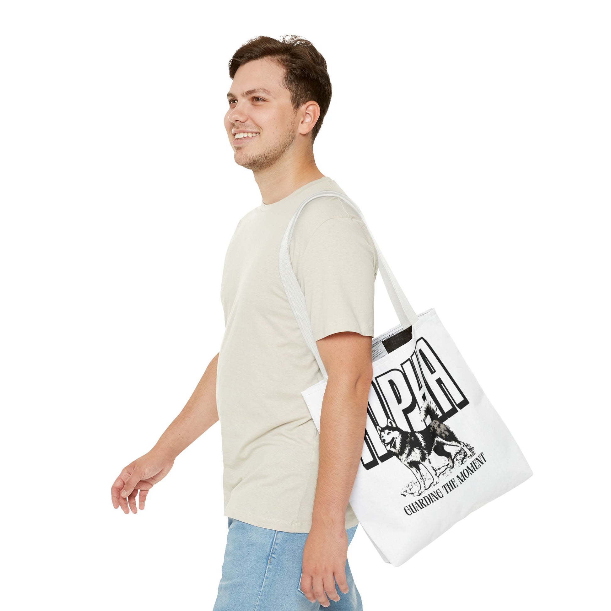 Alpha Dog Tote Bag - Unique Carryall for Dog Lovers, Gift for Pet Owners, Stylish Reusable Bag, Daily Use, Eco-Friendly Shopping