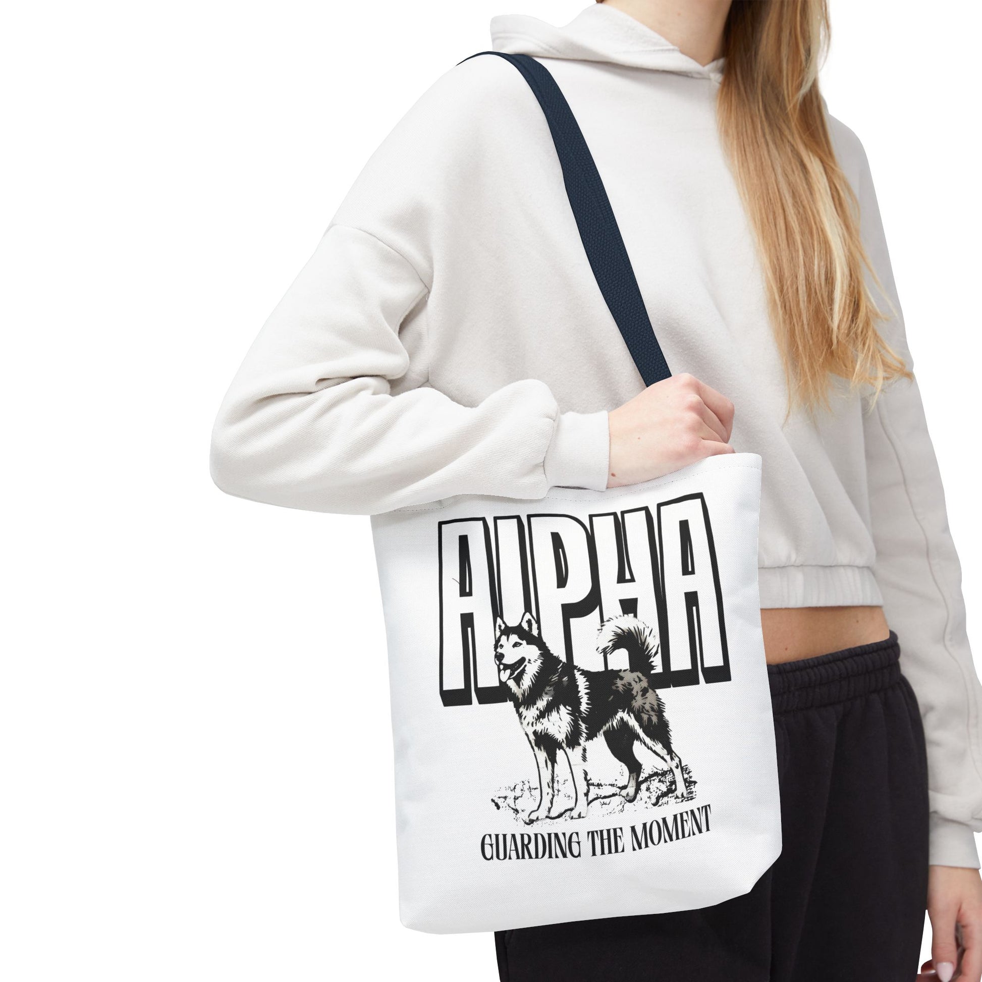 Alpha Dog Tote Bag - Unique Carryall for Dog Lovers, Gift for Pet Owners, Stylish Reusable Bag, Daily Use, Eco-Friendly Shopping