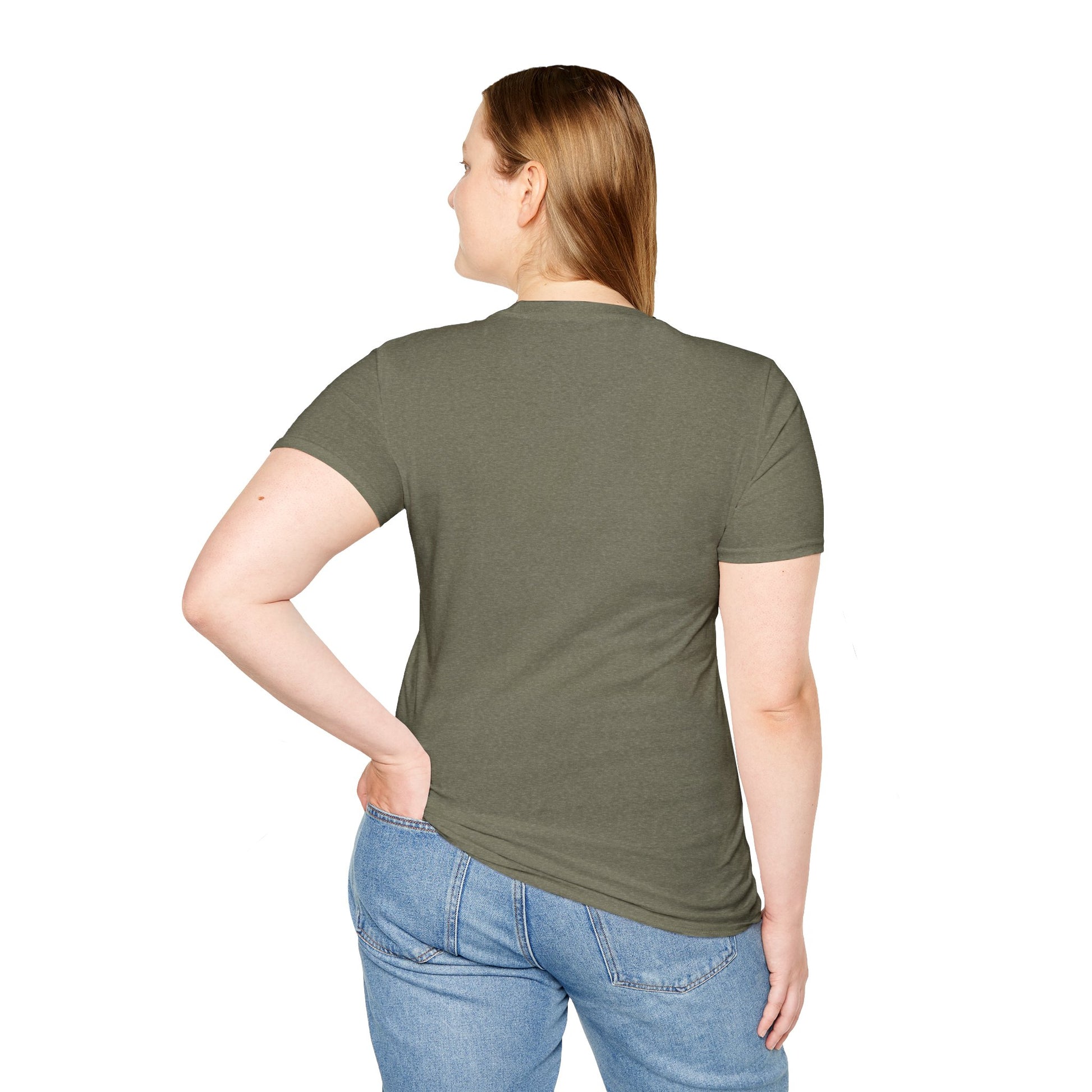 Dance Tee Unisex Softstyle T-Shirt: Dancing is Art & Unfiltered Moves Design