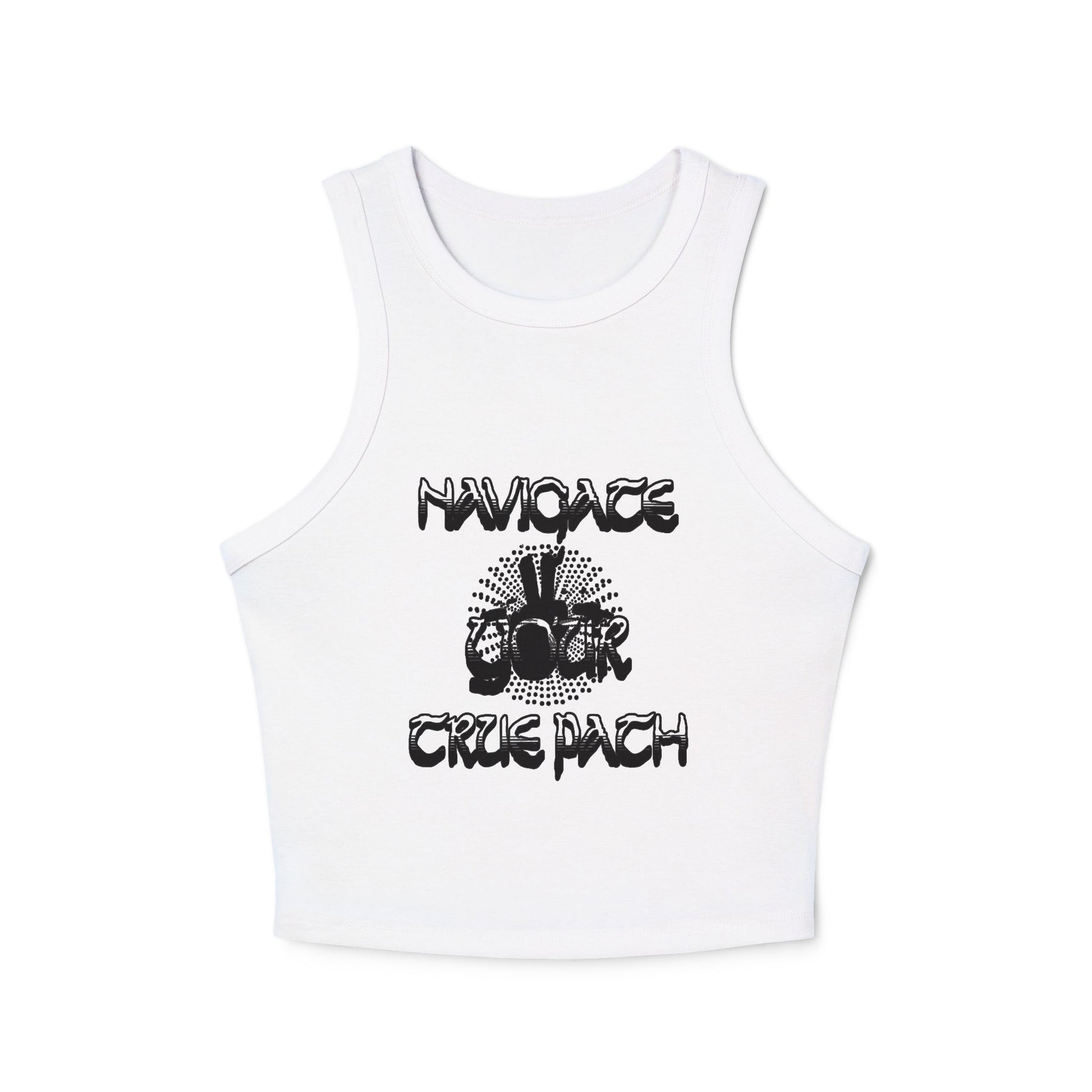 Chic Women’s Crop Tank Top with Graphic Design, Summer Essentials, Casual Wear, Festival Outfit, Gift for Her