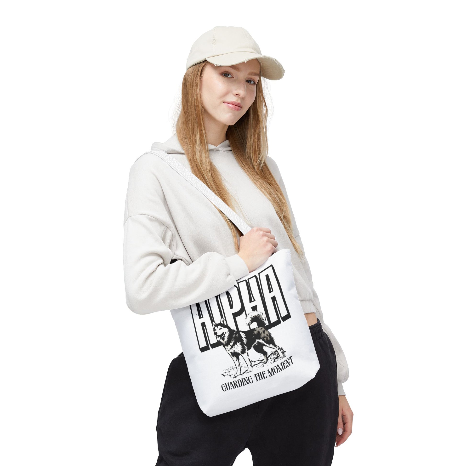Alpha Dog Tote Bag - Unique Carryall for Dog Lovers, Gift for Pet Owners, Stylish Reusable Bag, Daily Use, Eco-Friendly Shopping