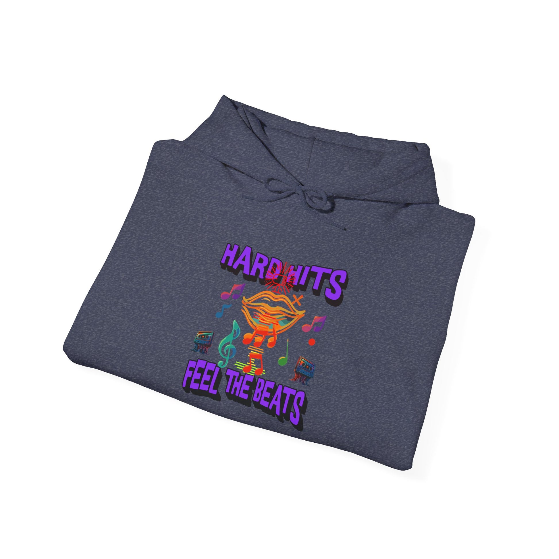 Music Vibes Hooded Sweatshirt - Feel the Beats, Unisex Hoodie, Comfortable Sweatshirt, Perfect Gift for Music Lovers, Casual Wear