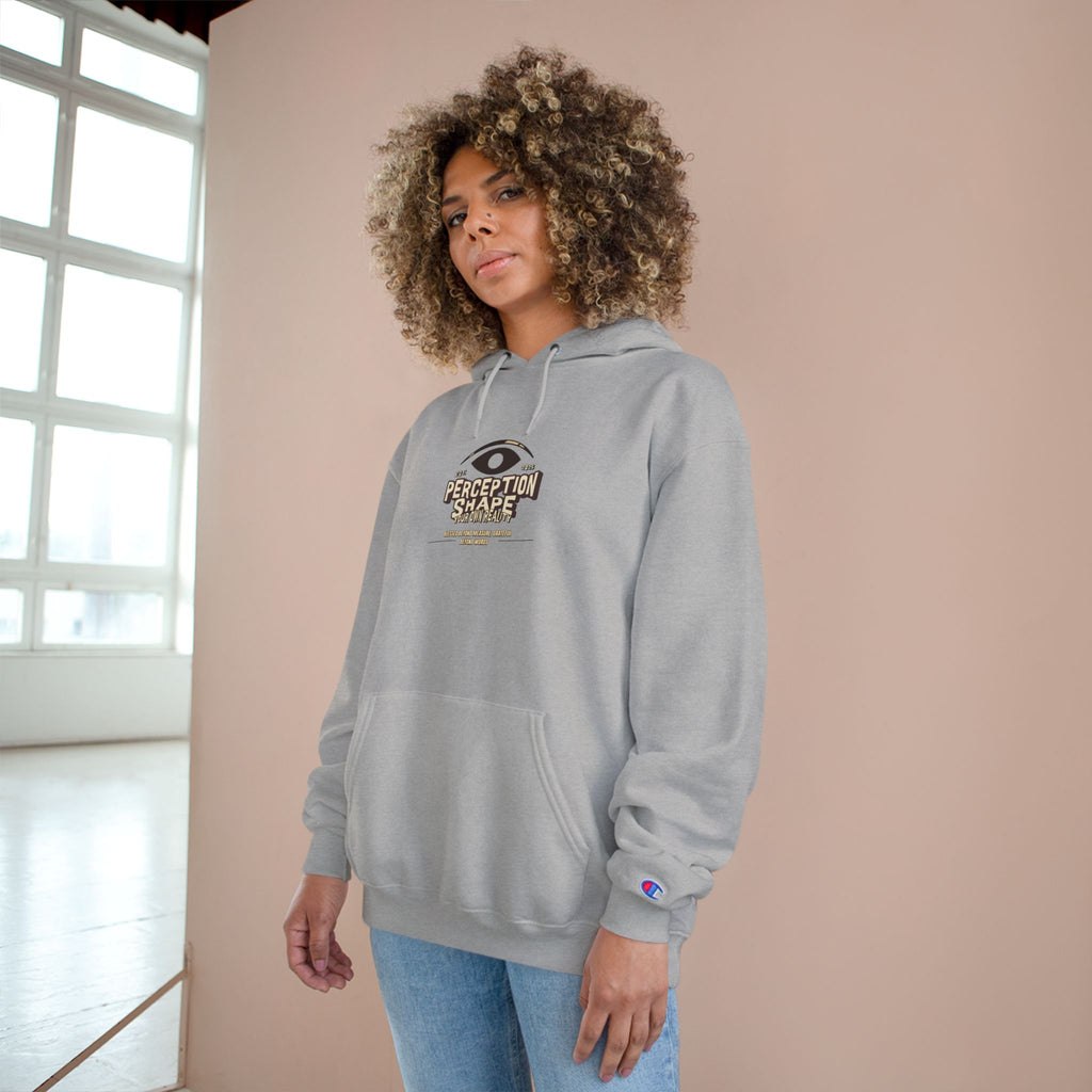 Champion Hoodie with 'Perception Share' Design - Cozy Hoodie for Casual Wear, Gift Ideas, Streetwear, Unique Fashion, Perfect for [...]