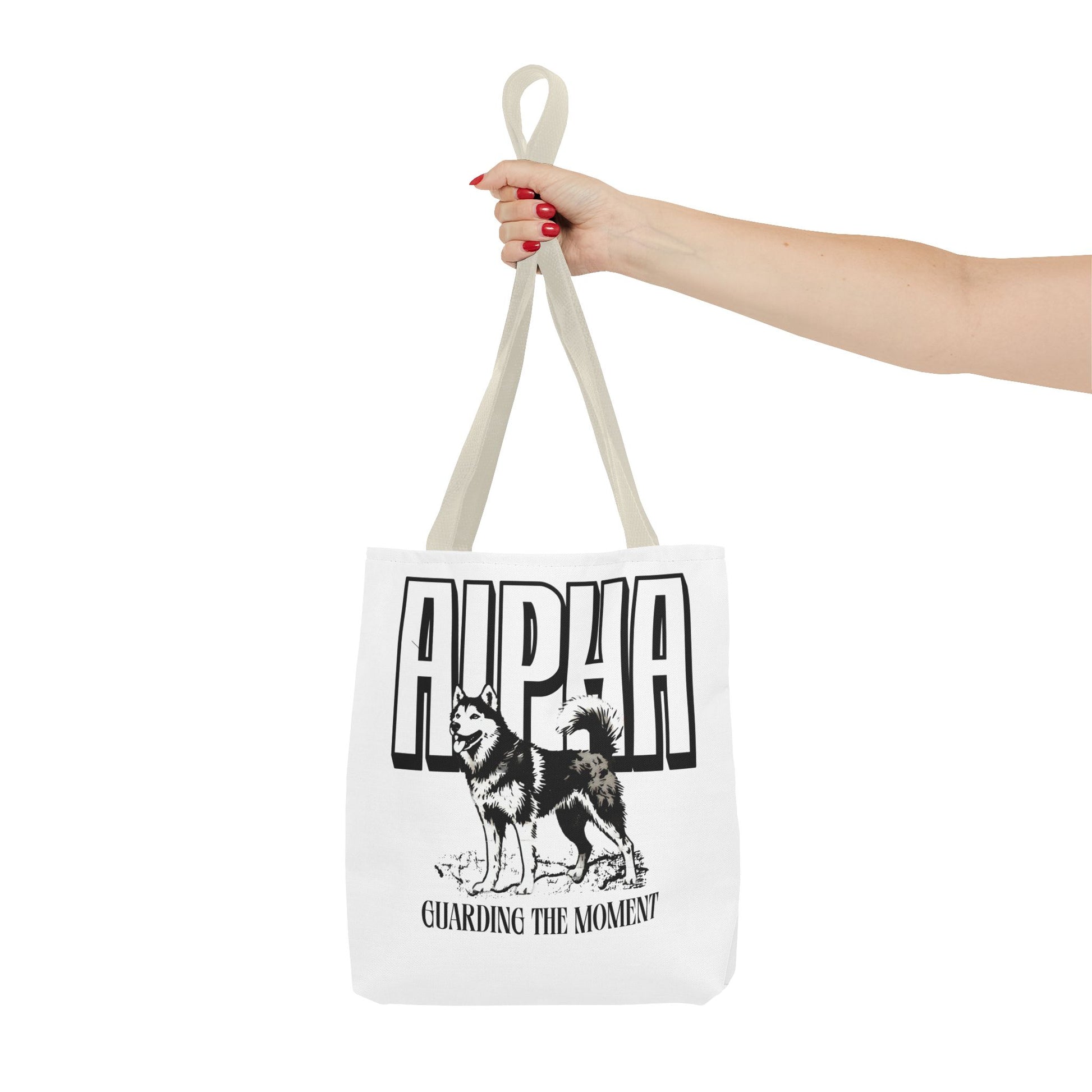 Alpha Dog Tote Bag - Unique Carryall for Dog Lovers, Gift for Pet Owners, Stylish Reusable Bag, Daily Use, Eco-Friendly Shopping