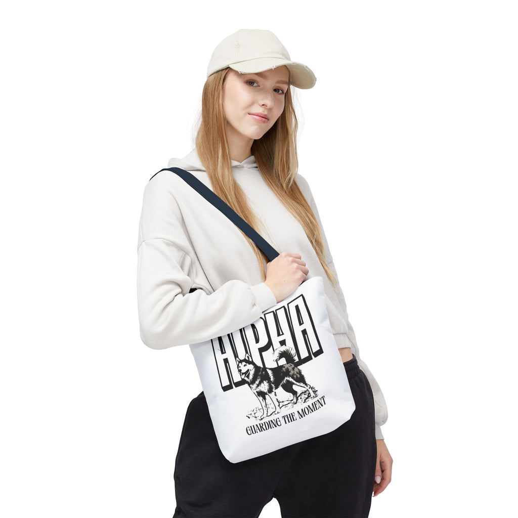 Alpha Dog Tote Bag - Unique Carryall for Dog Lovers, Gift for Pet Owners, Stylish Reusable Bag, Daily Use, Eco-Friendly Shopping