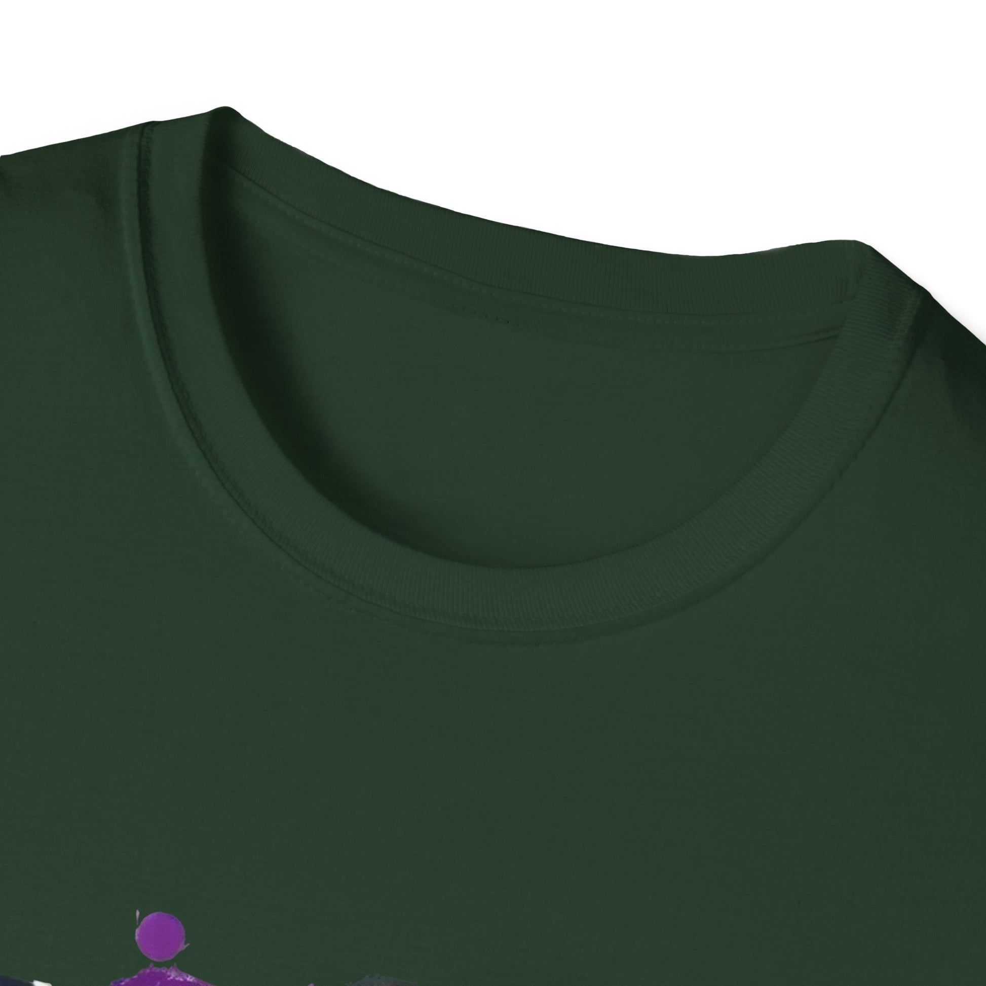 Dance Tee Unisex Softstyle T-Shirt: Dancing is Art & Unfiltered Moves Design