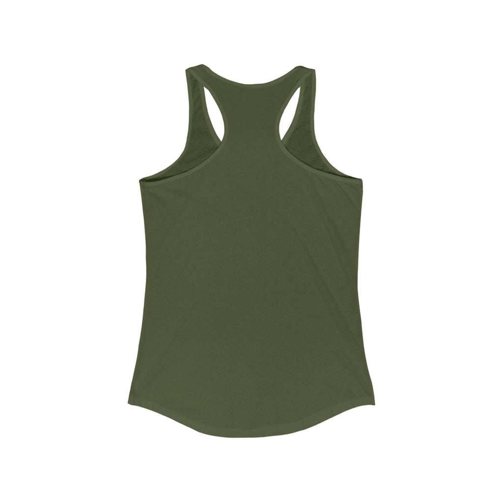 Women's Racerback Tank Top with 'Perception' Design, Women's Workout Apparel, Casual Summer Top, Gift for Her, Yoga & Fitness Gear
