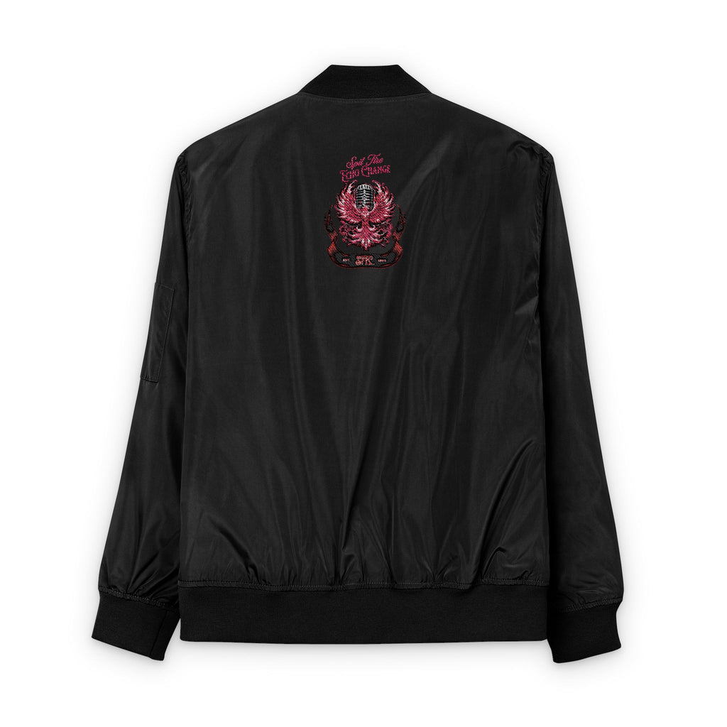 Bomber Jacket Embroidered with SFC and Phoenix Design