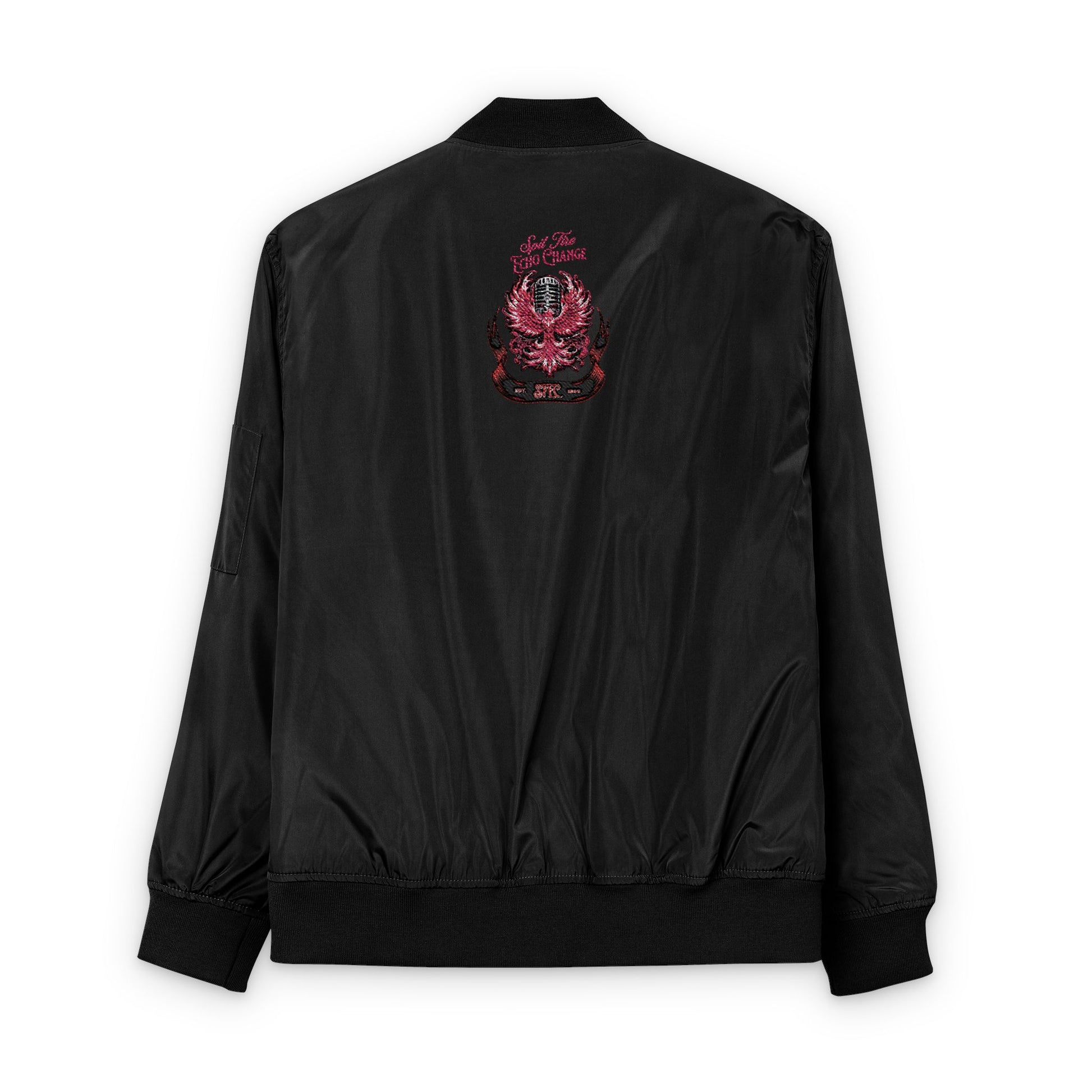 Bomber Jacket Embroidered with SFC and Phoenix Design