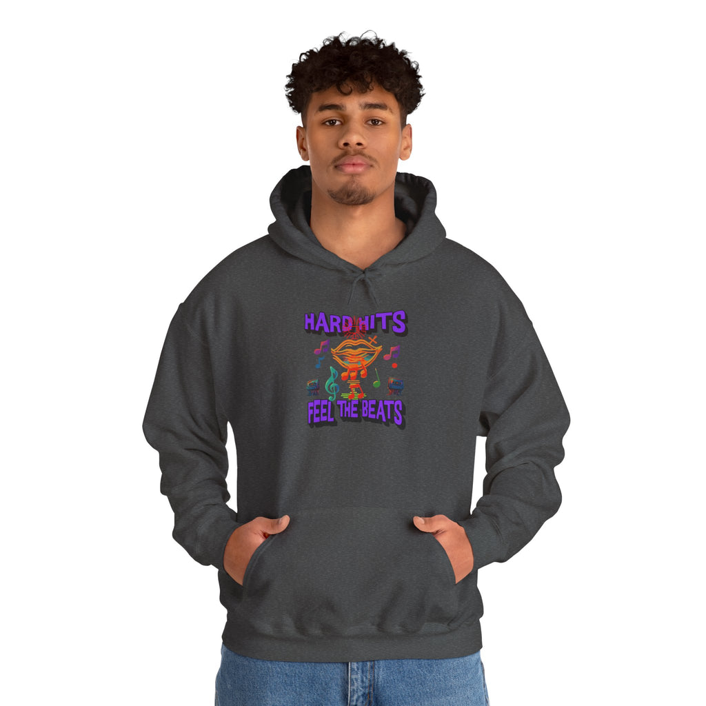 Music Vibes Hooded Sweatshirt - Feel the Beats, Unisex Hoodie, Comfortable Sweatshirt, Perfect Gift for Music Lovers, Casual Wear
