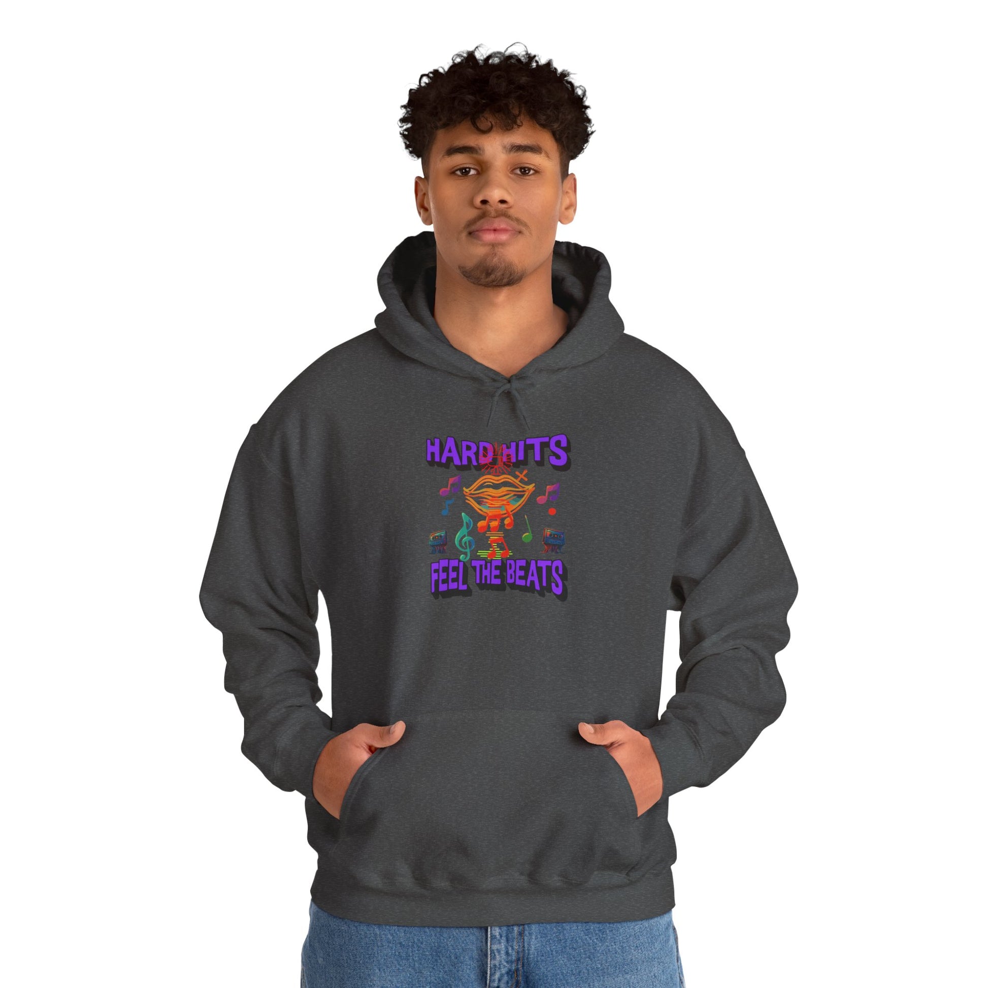 Music Vibes Hooded Sweatshirt - Feel the Beats, Unisex Hoodie, Comfortable Sweatshirt, Perfect Gift for Music Lovers, Casual Wear
