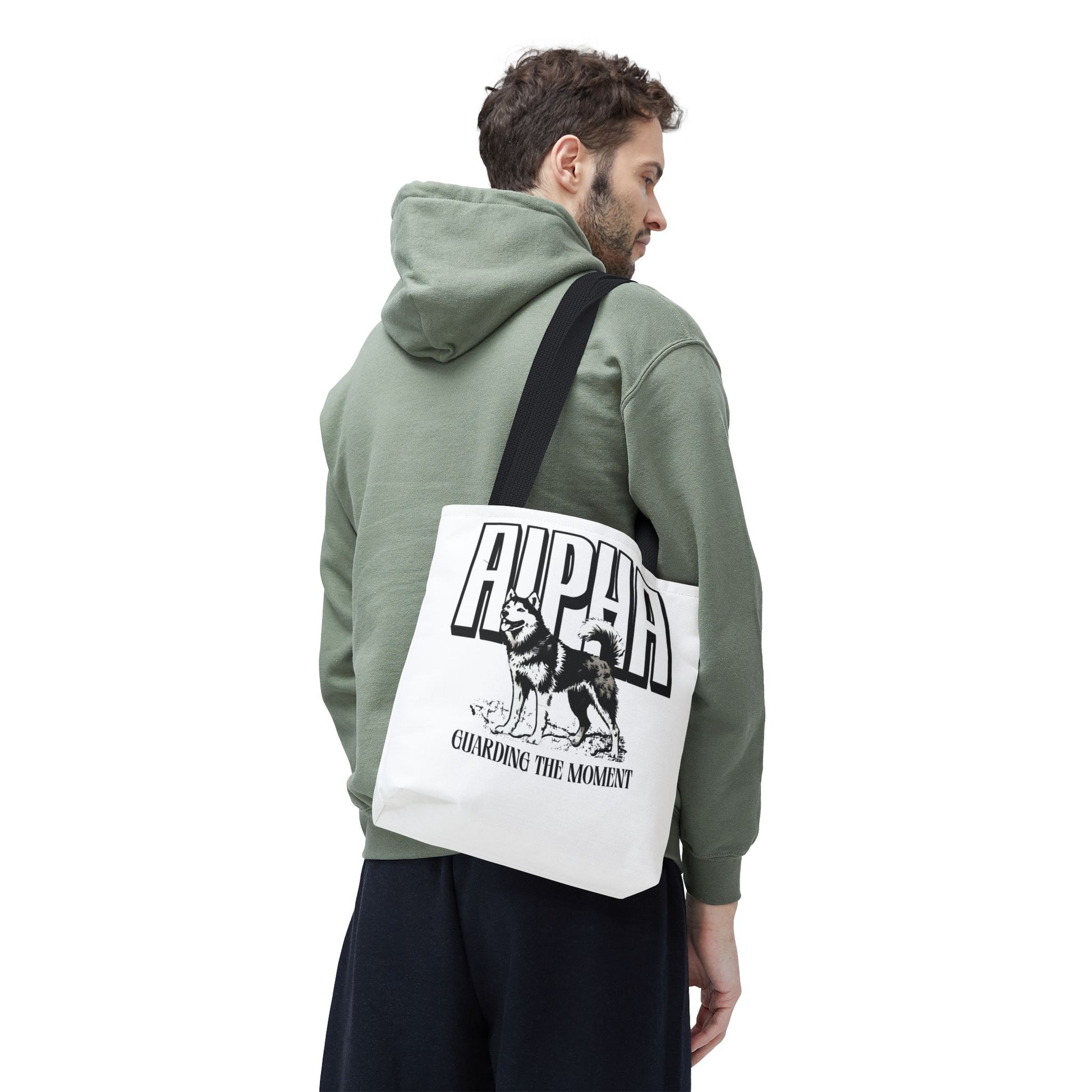 Alpha Dog Tote Bag - Unique Carryall for Dog Lovers, Gift for Pet Owners, Stylish Reusable Bag, Daily Use, Eco-Friendly Shopping