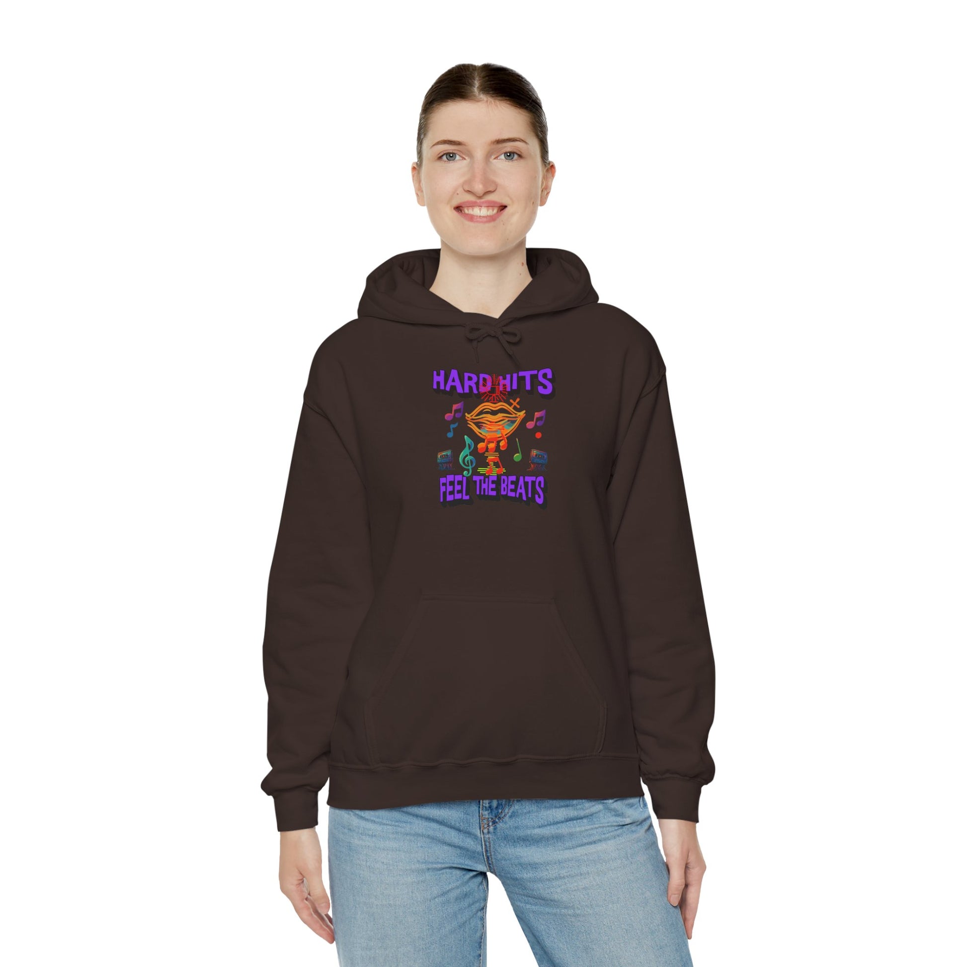 Music Vibes Hooded Sweatshirt - Feel the Beats, Unisex Hoodie, Comfortable Sweatshirt, Perfect Gift for Music Lovers, Casual Wear