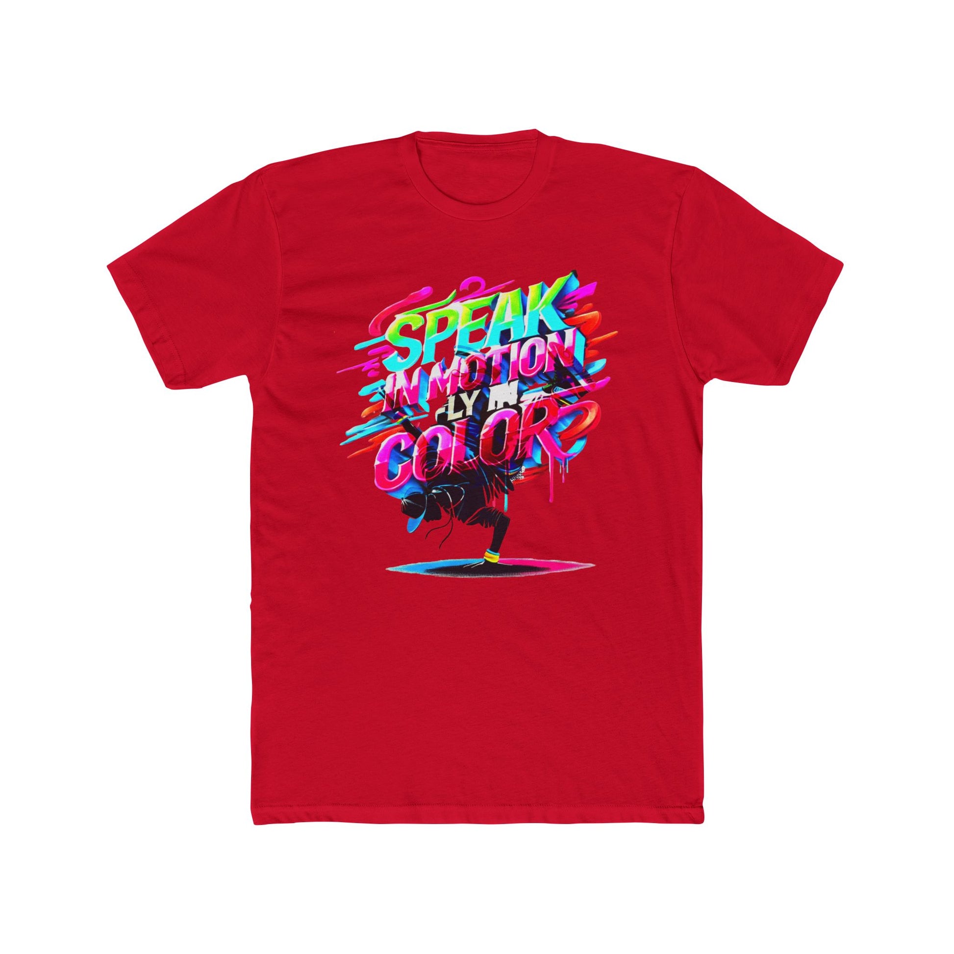 Electric Silence Tee - SPEAK IN MOTION, FLY IN COLOR