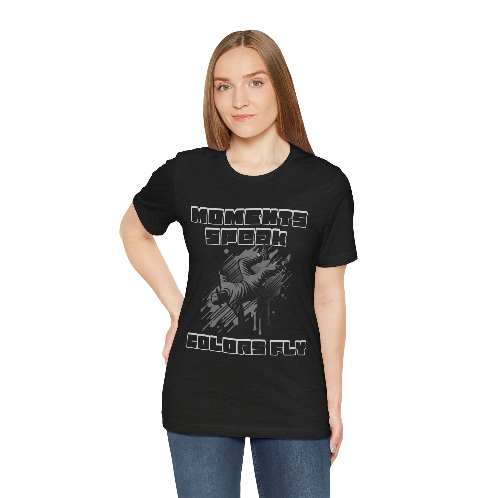 Grayscale Street Tee - Unisex Jersey Short Sleeve