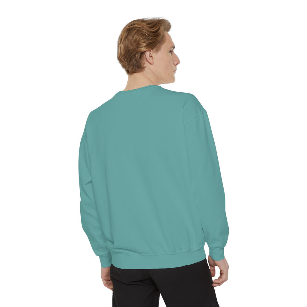 Layer up. Speak loud. Be seen in this Garment-Dyed Sweatshirt: Dancing is Art Unfiltered Moves