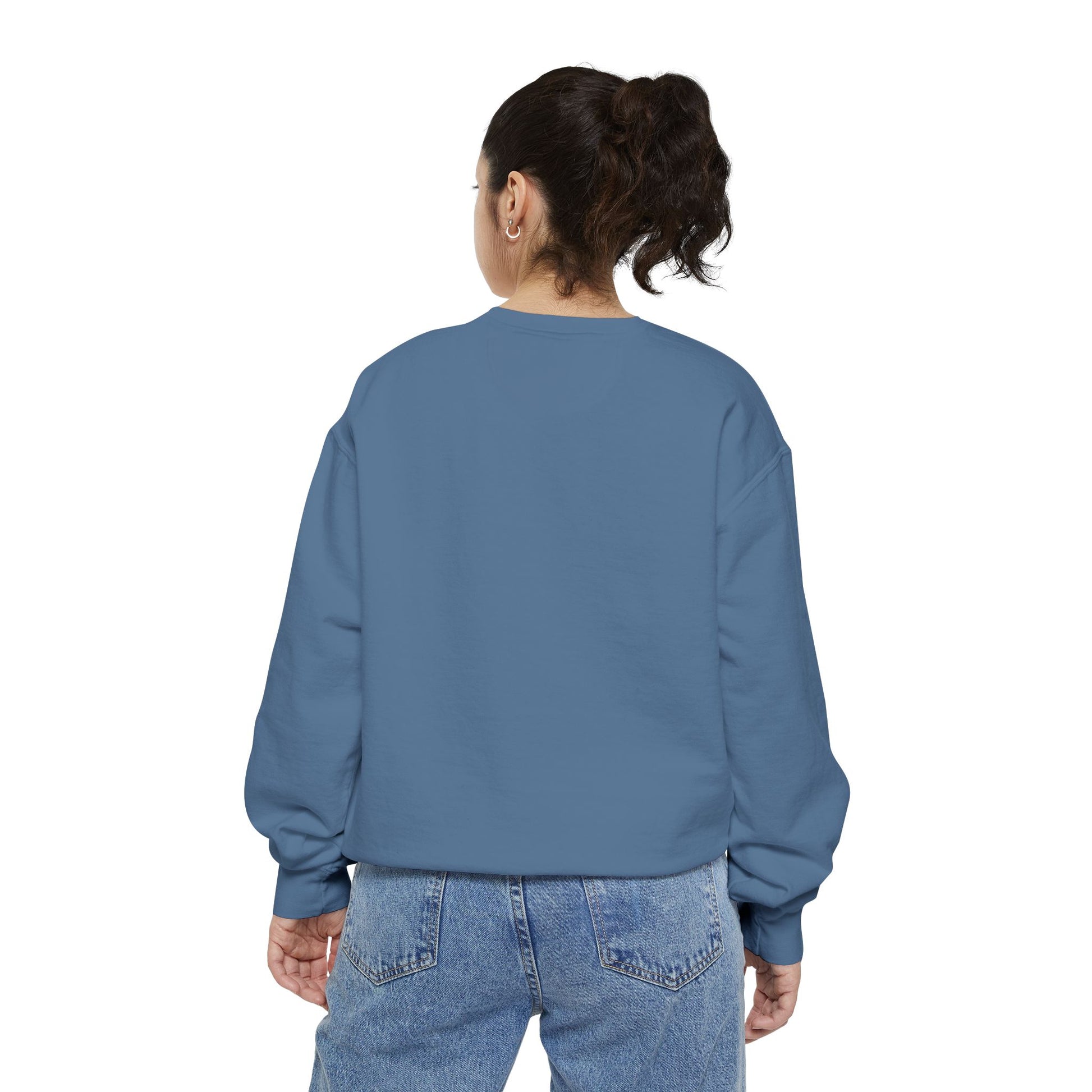 Garment-Dyed Sweatshirt - 'Blind to Reality' Statement Sweatshirt, Cozy Casual Wear, Motivational Gift, Unisex Apparel, [...]