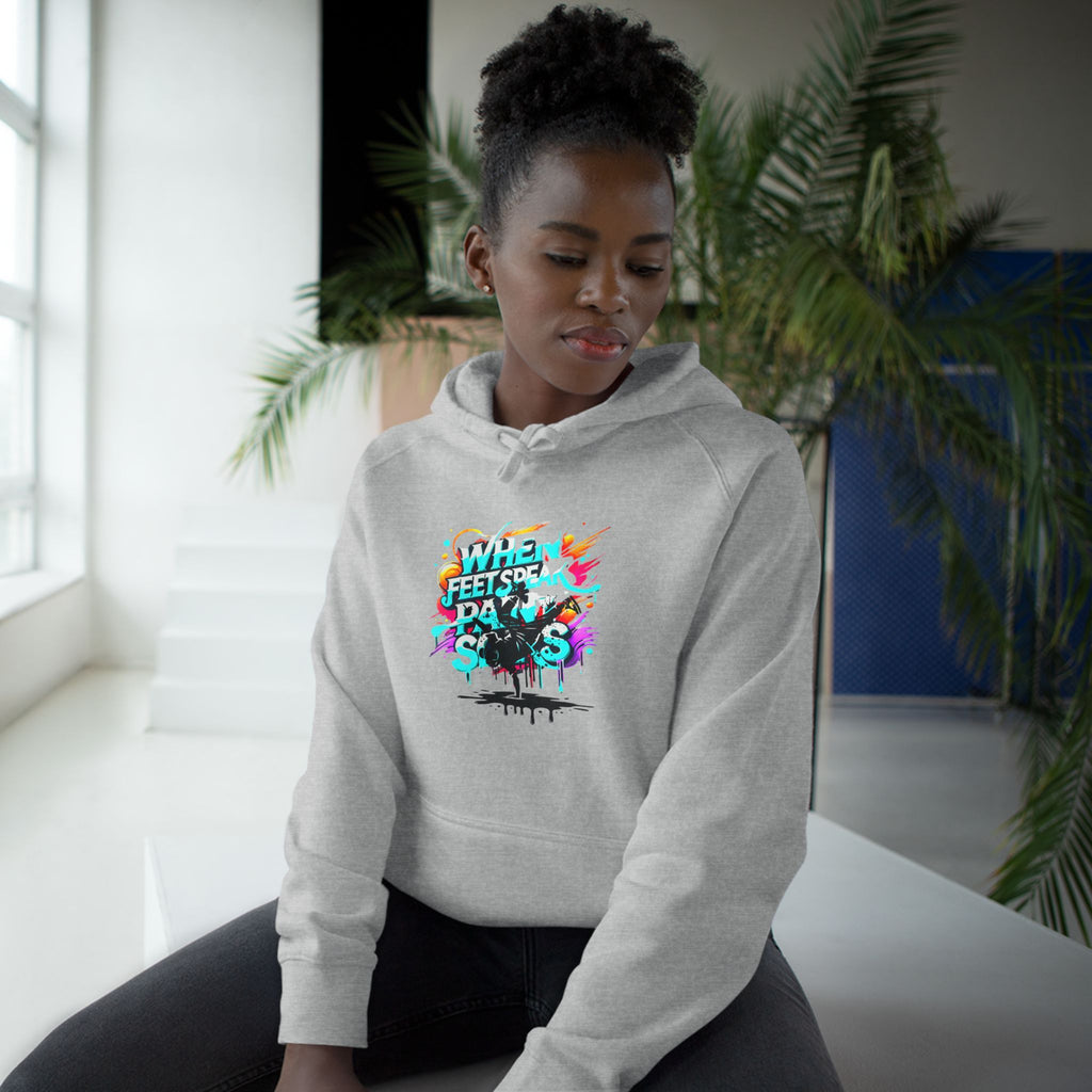 Urban Expression Graffiti Hoodie - When Feet Speak, Paint Soars Hoodie.