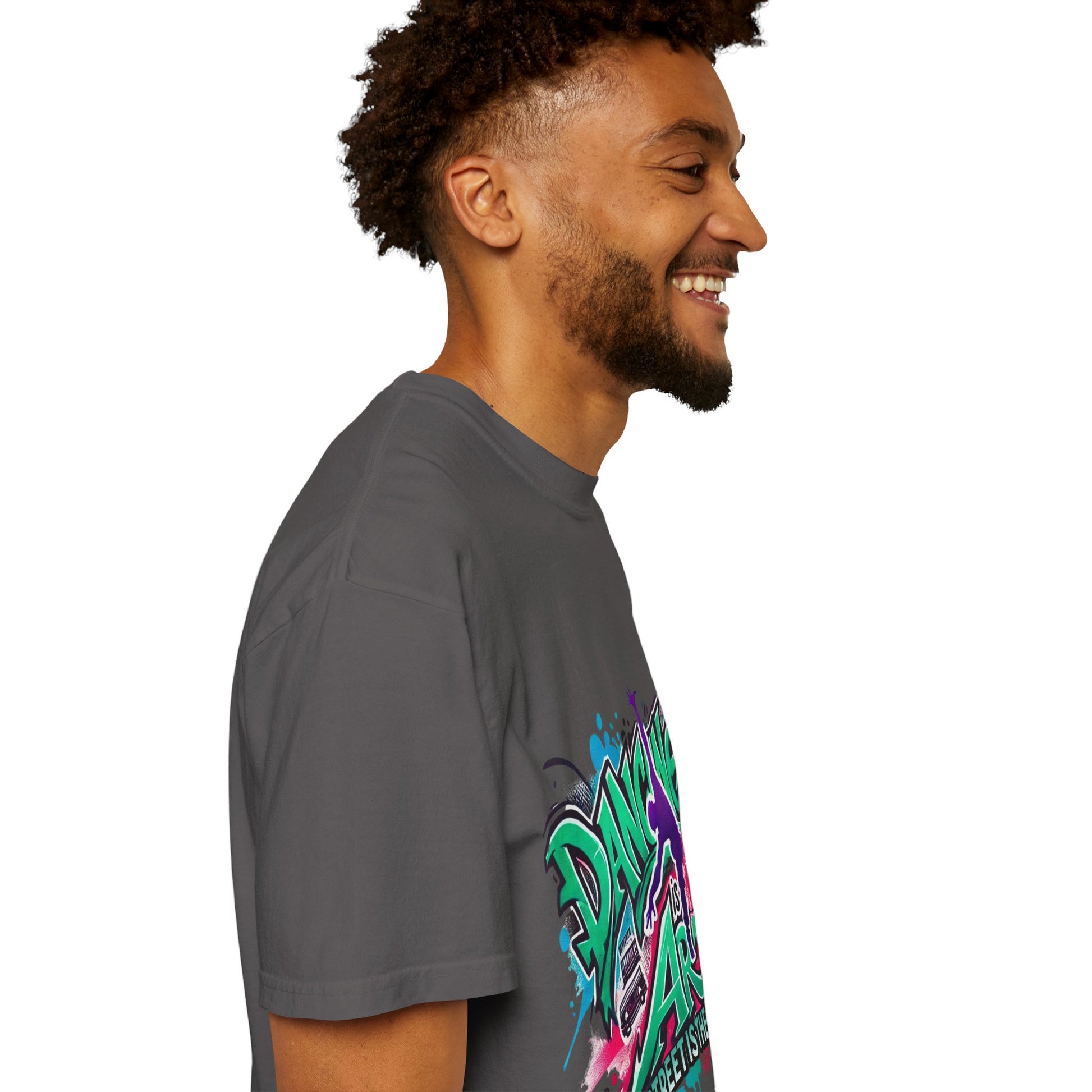 Artistic Dance T-Shirt, Urban Dance Tee, Street Art Apparel, Gift for Dancers, Graffiti Shirt, Colorful Expression Tee