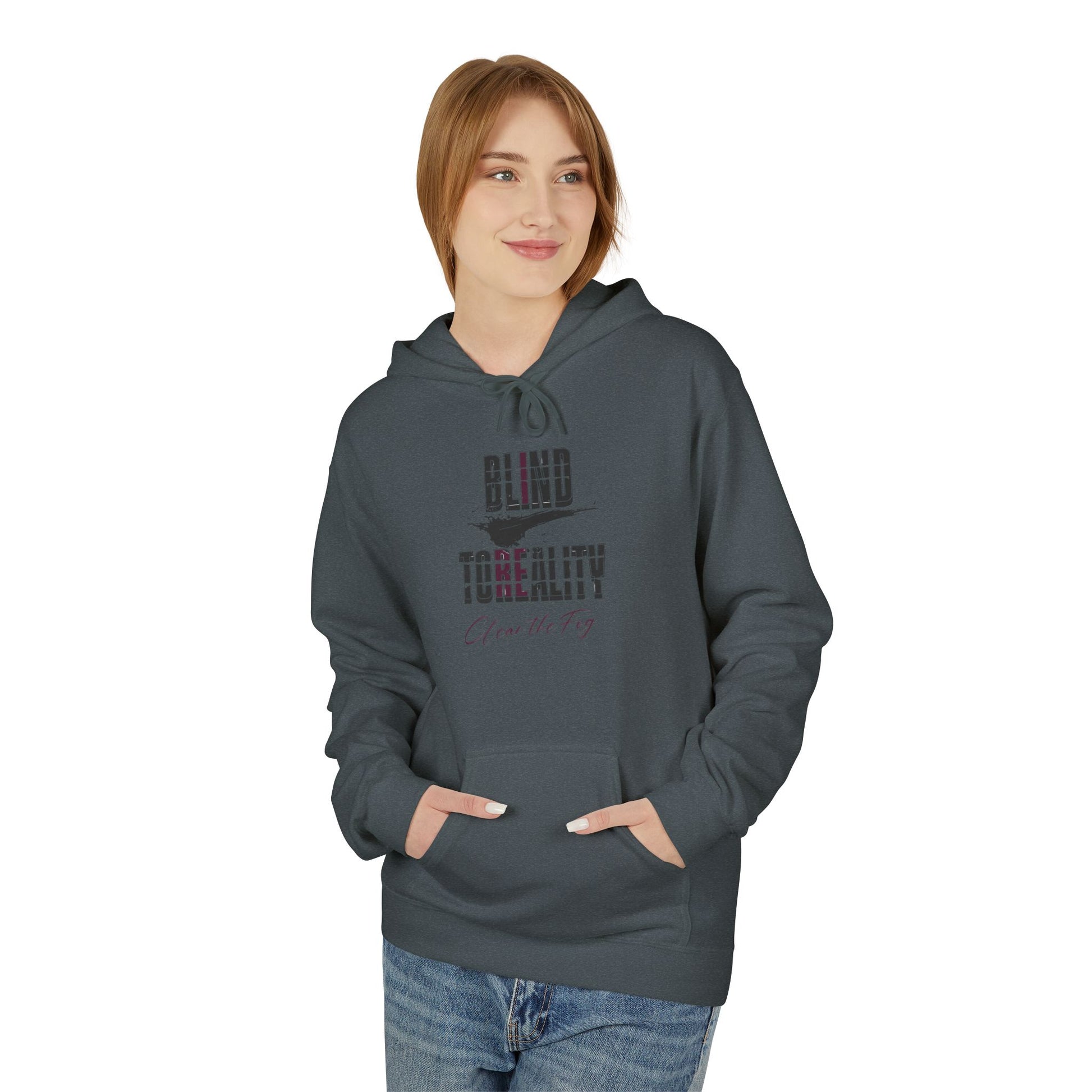 Inspirational Quote Fleece Hoodie - Cozy Unisex Sweatshirt for Motivation, Gift for Friends, Casual Wear, Perfect for Anytime