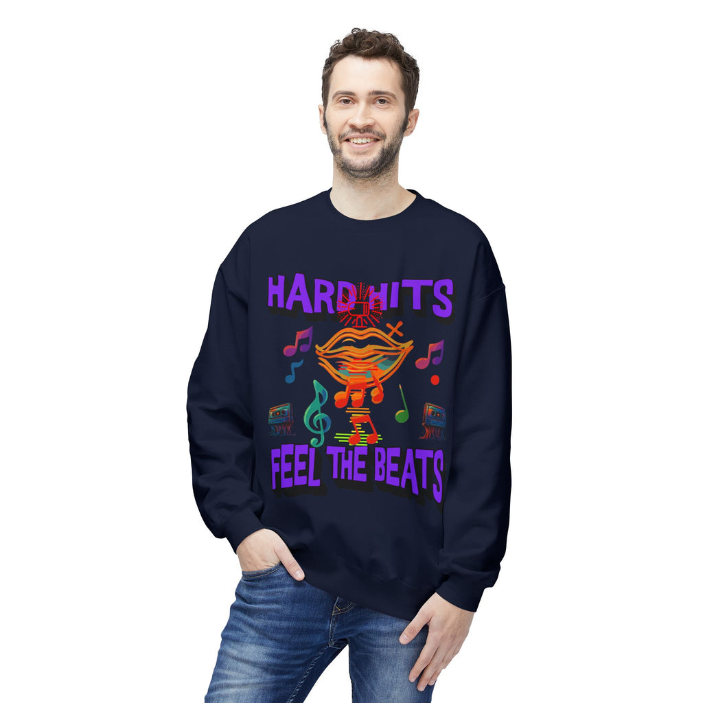 Vibrant Music Sweatshirt - Unisex Midweight Crewneck, Perfect for Music Lovers, Concerts, and Casual Outings, Gift for Musicians, [...]