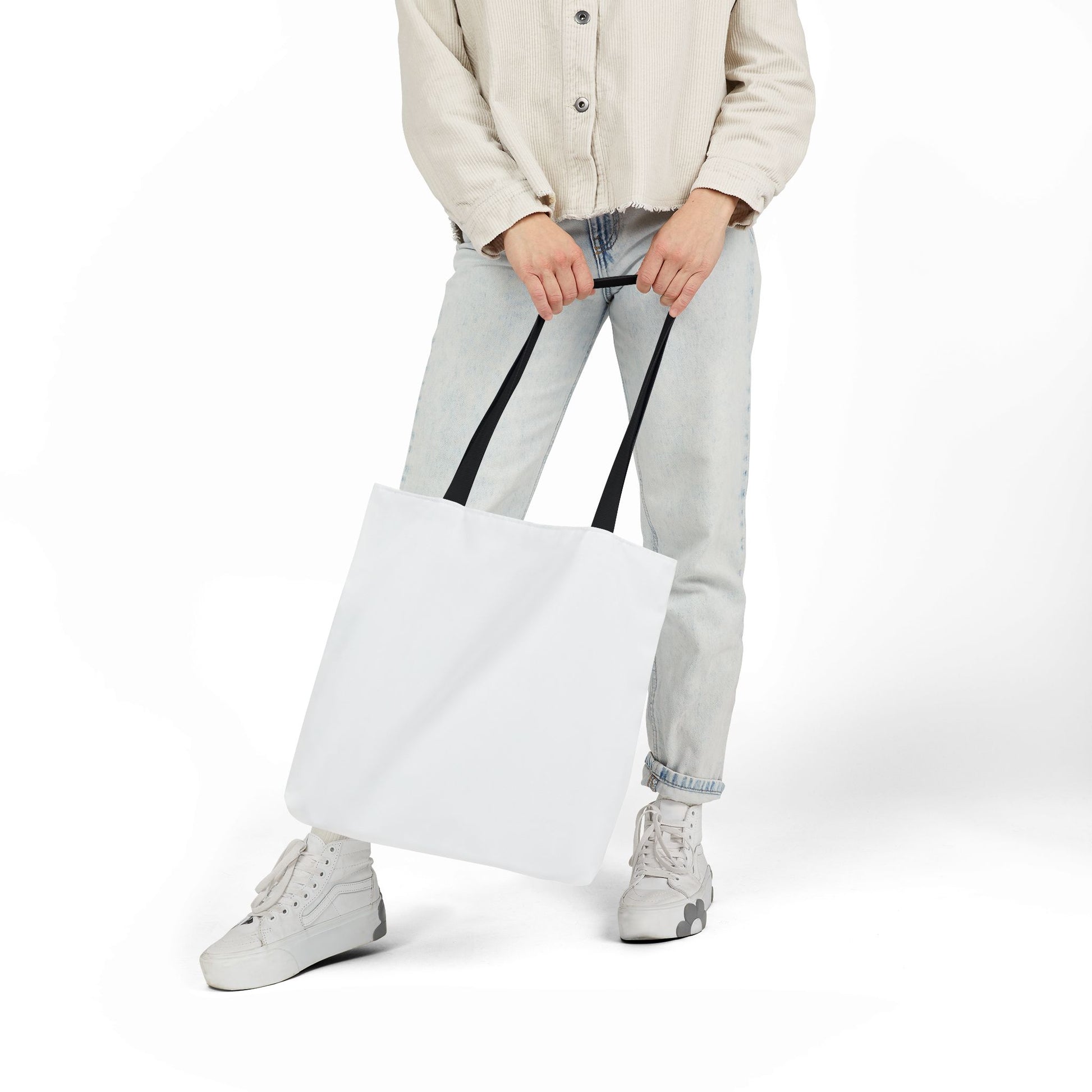 Love Canvas Tote Bag with 5-Color Straps - Perfect for Everyday Use, Gifts, Shopping, Eco-Friendly, Valentine's Day