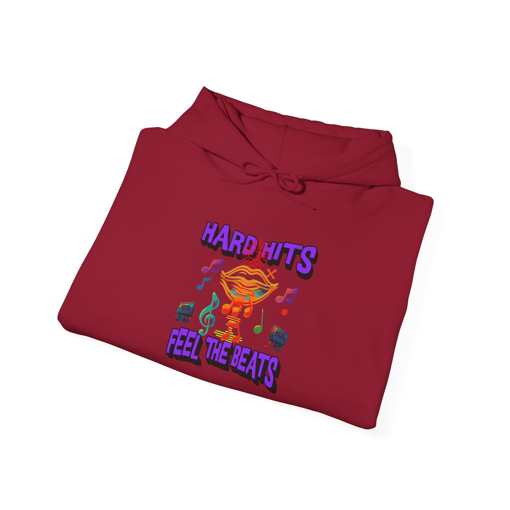 Music Vibes Hooded Sweatshirt - Feel the Beats, Unisex Hoodie, Comfortable Sweatshirt, Perfect Gift for Music Lovers, Casual Wear