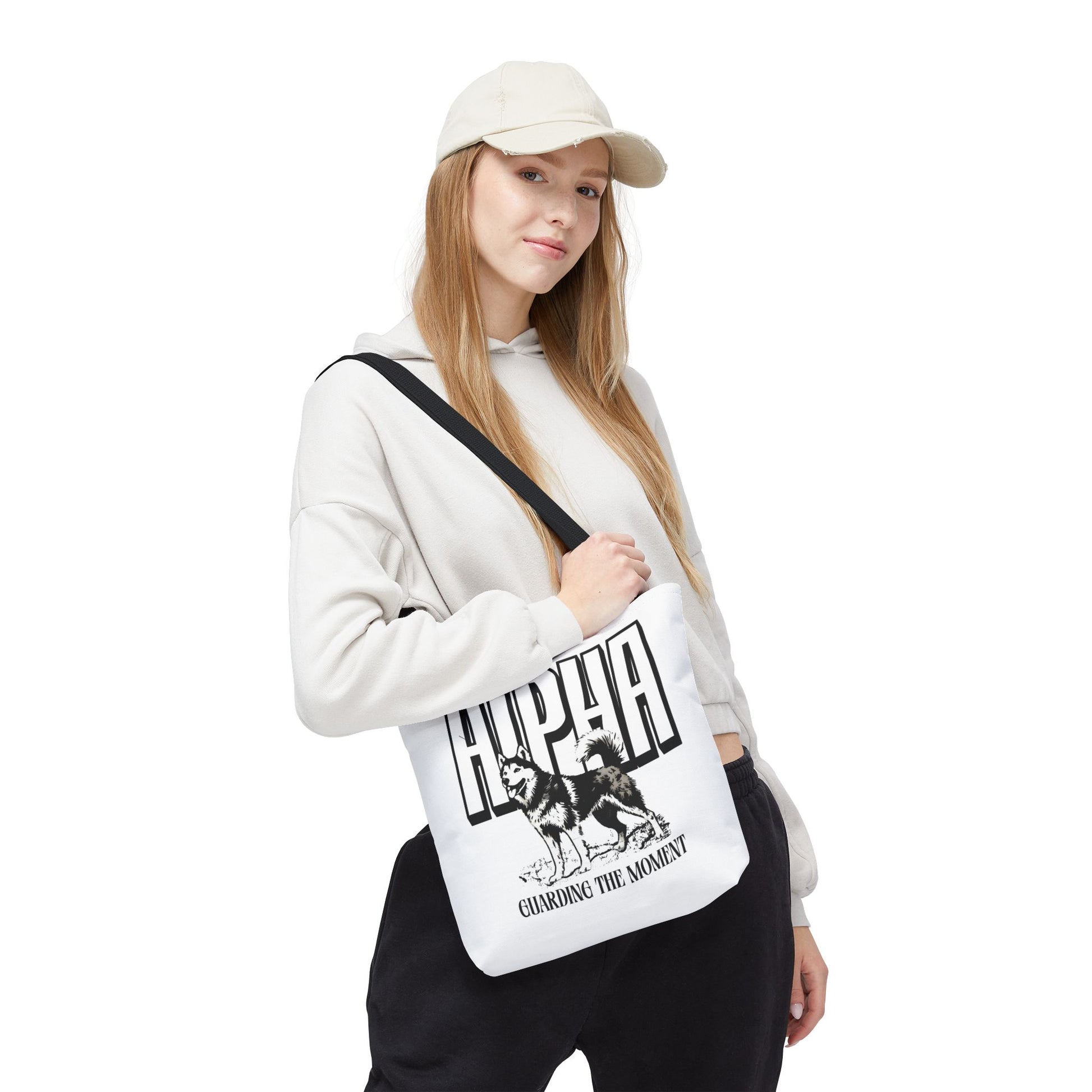 Alpha Dog Tote Bag - Unique Carryall for Dog Lovers, Gift for Pet Owners, Stylish Reusable Bag, Daily Use, Eco-Friendly Shopping